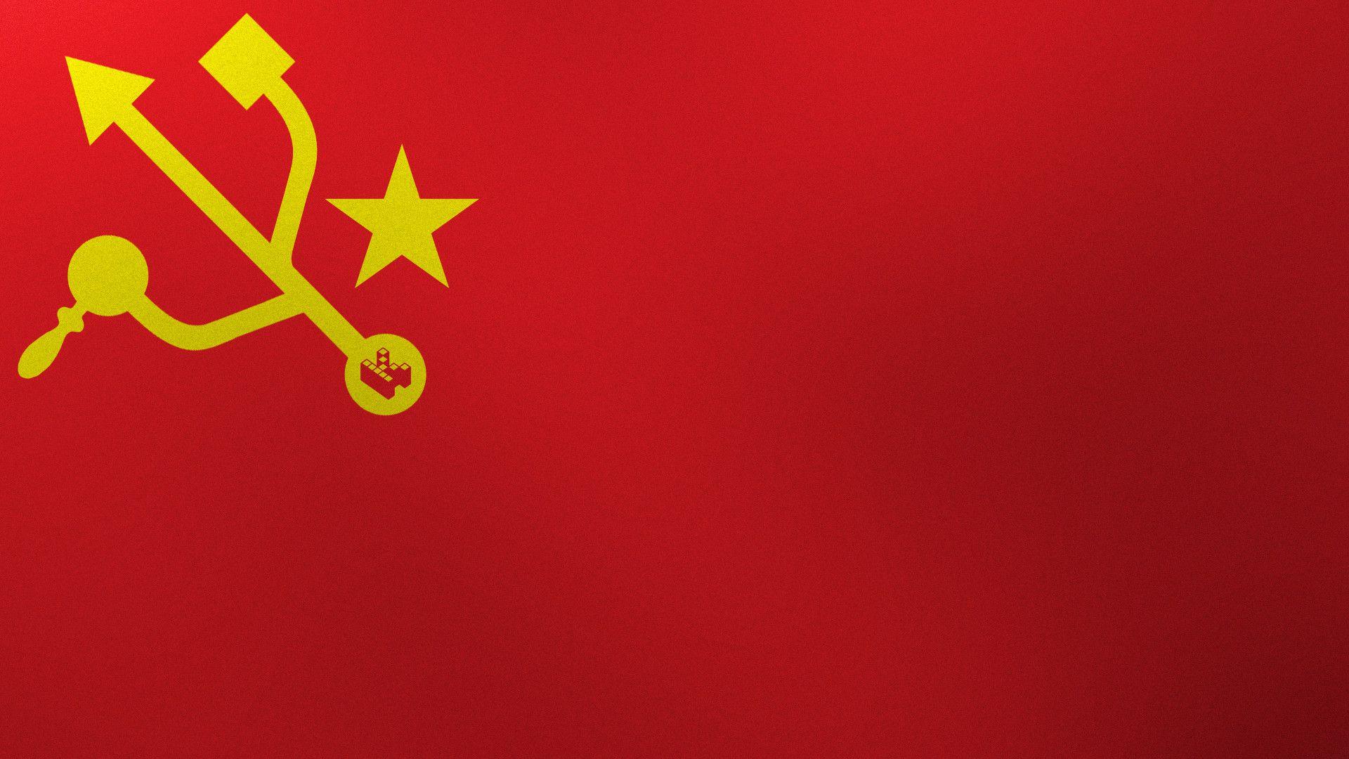 Flag Of The Soviet Union Mobile Desktop Free Hd Wallpaper