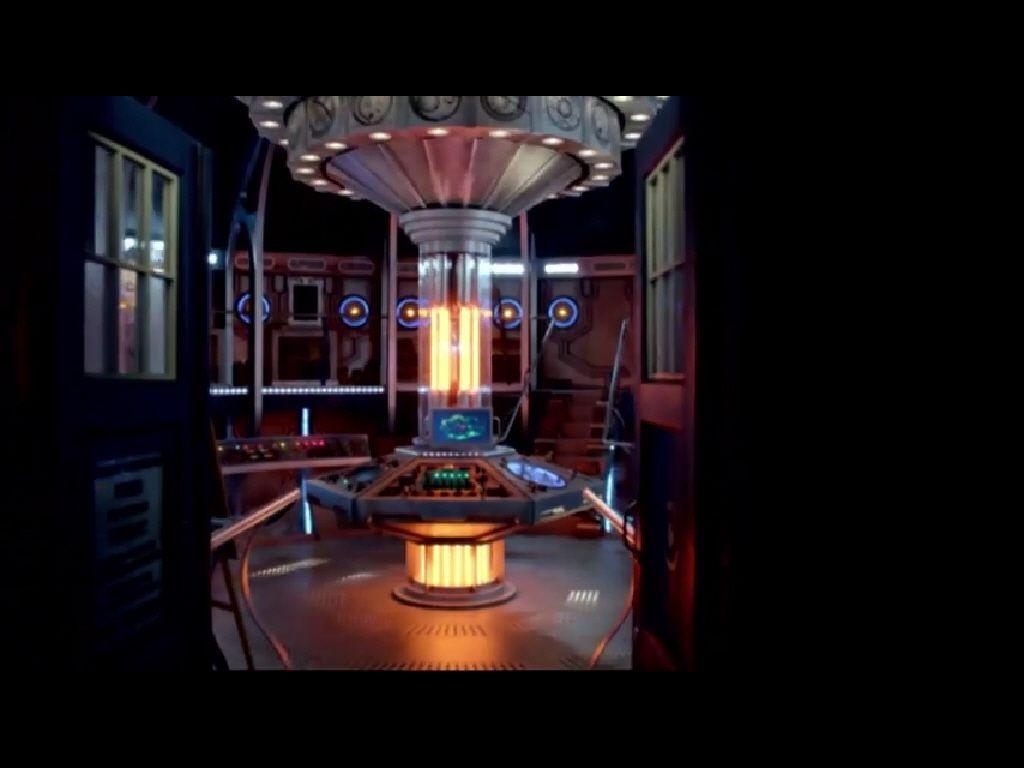 1024x768 TARDIS Interior Wallpaper