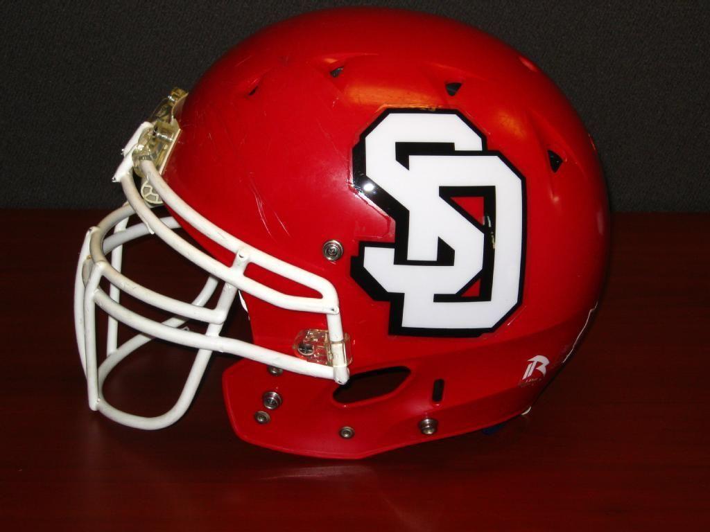 1024x768 University of South Dakota Coyotes football helmet. South