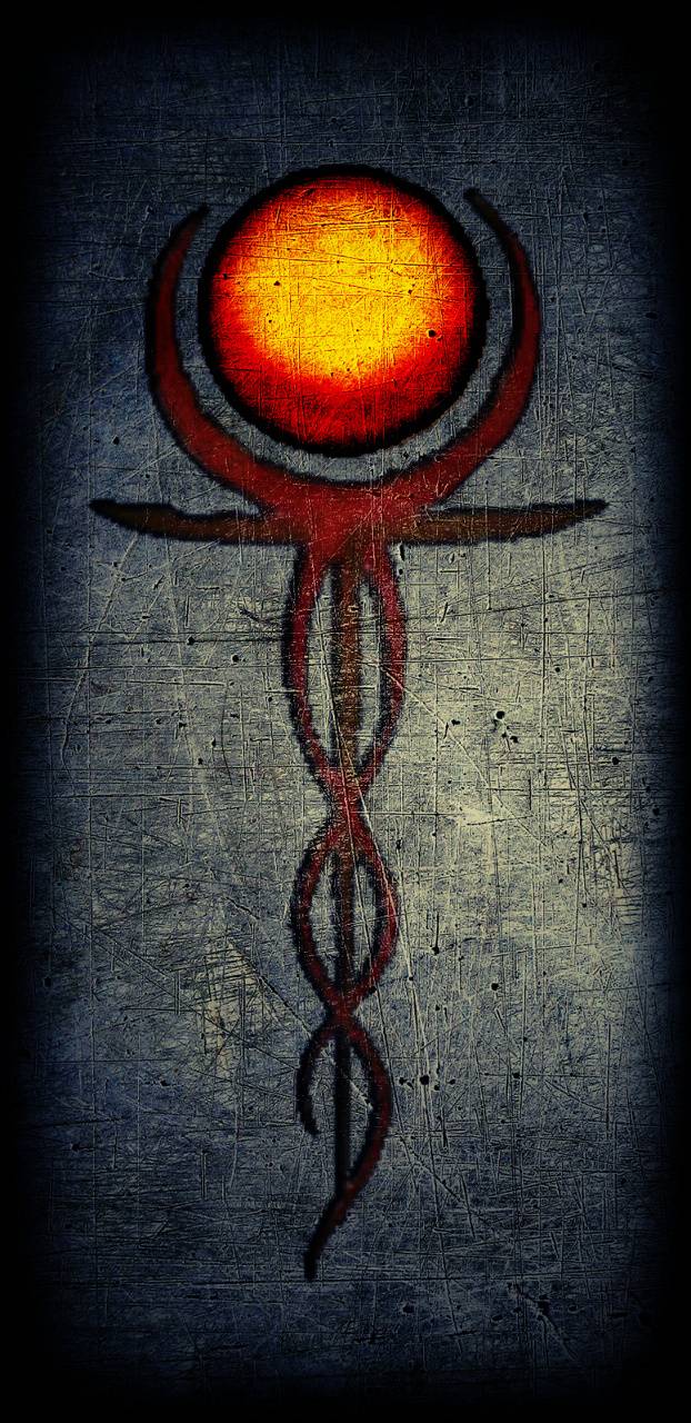 622x1280 Kundalini Grunge wallpaper