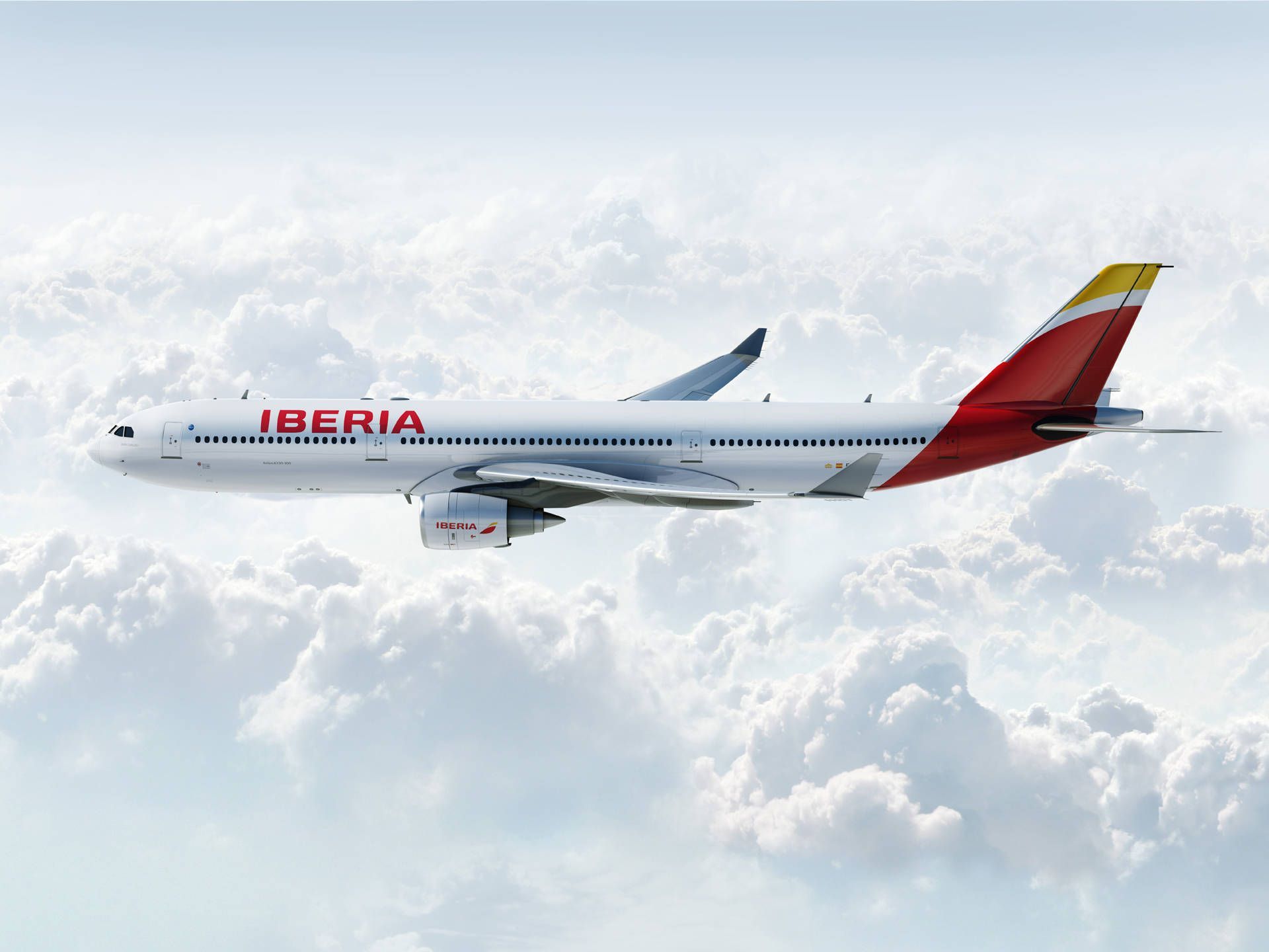 1920x1440 Download Iberia Airlines Airplane White