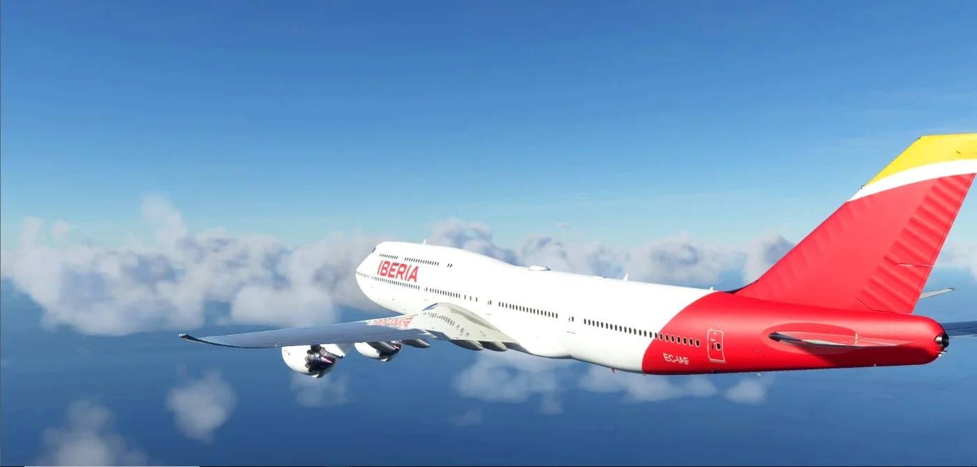 1400x669 Iberia Airlines Flying Airplane