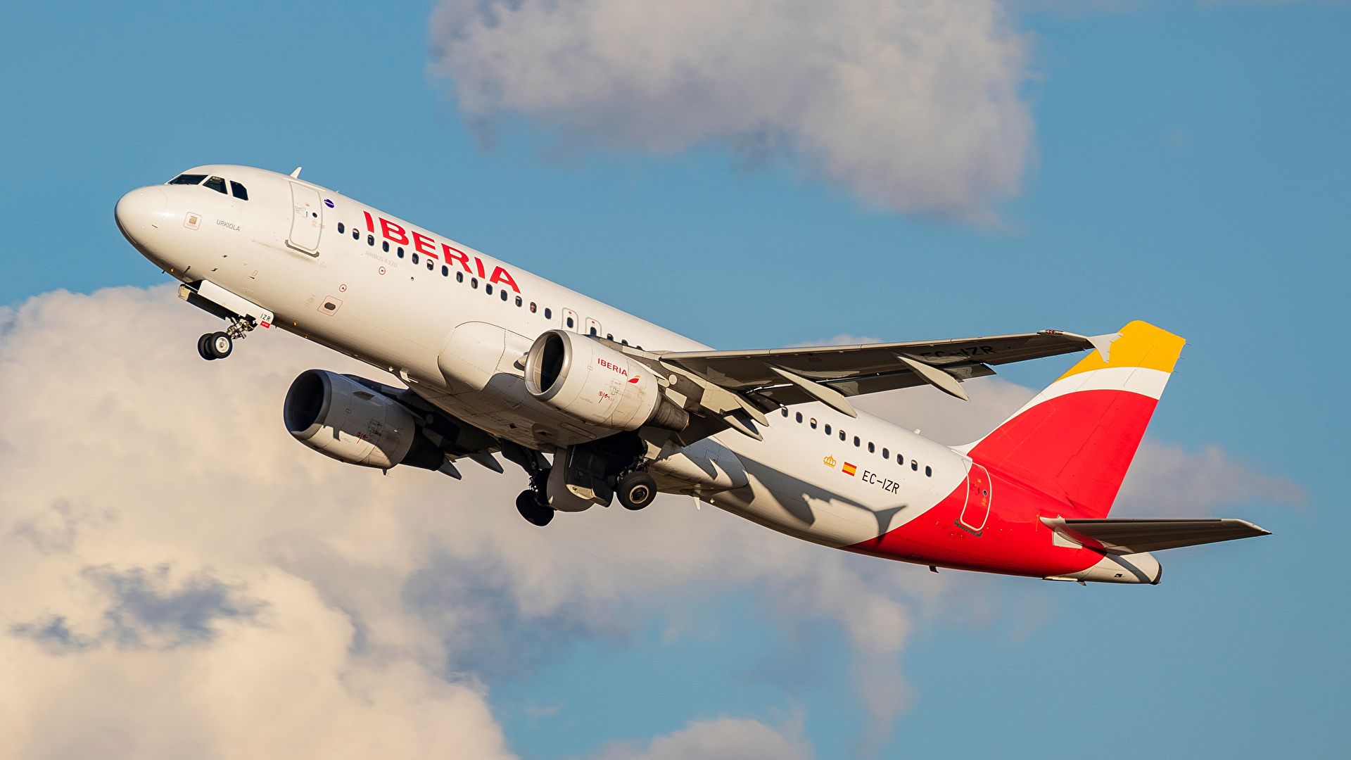 1920x1080 Wallpaper Airbus Airplane Passenger