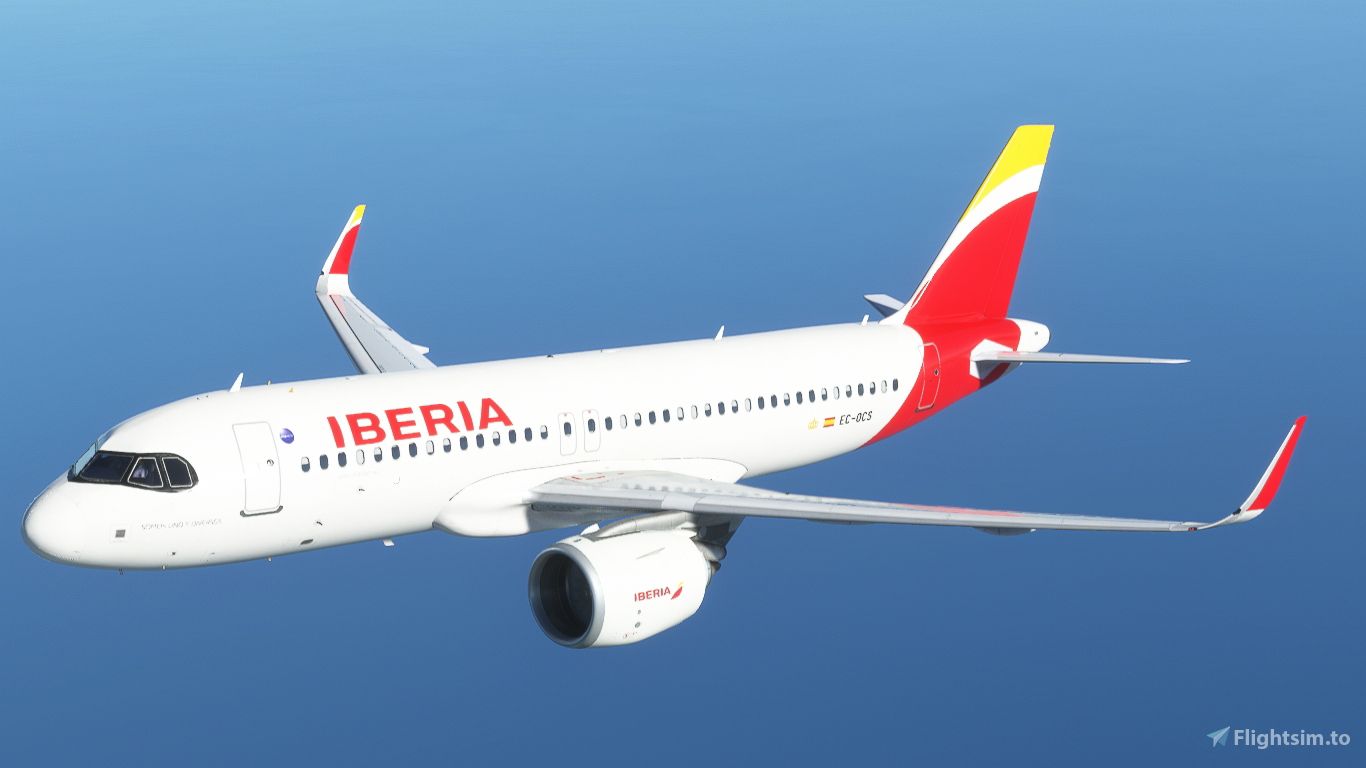 1366x768 Iberia EC OCS For Microsoft Flight