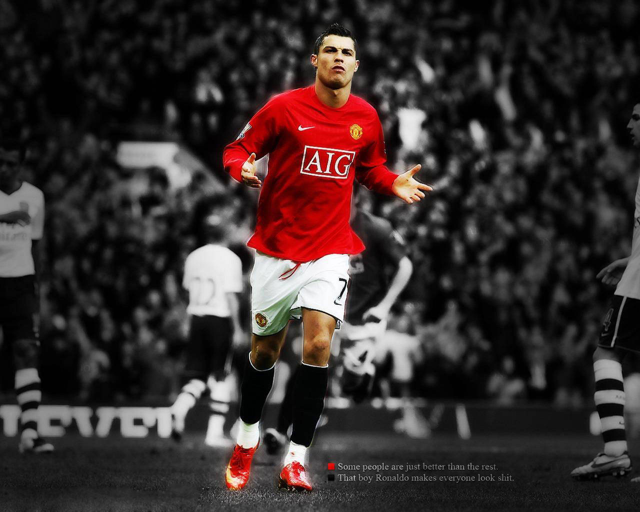 1280x1024 Cristiano Ronaldo Portugal Wallpaper