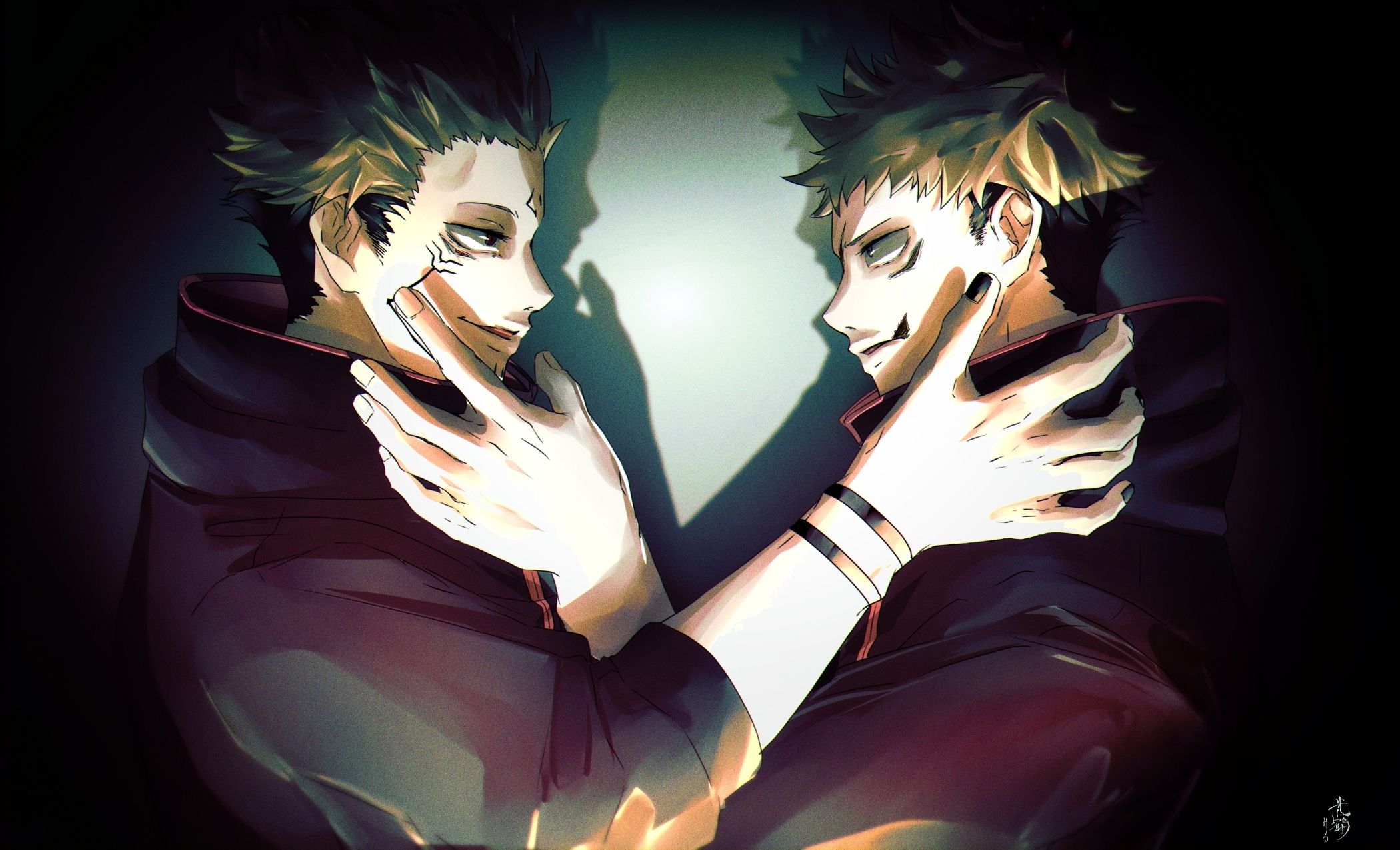 2100x1274 Sukuna x Yuji Itadori HD Jujutsu Kaisen