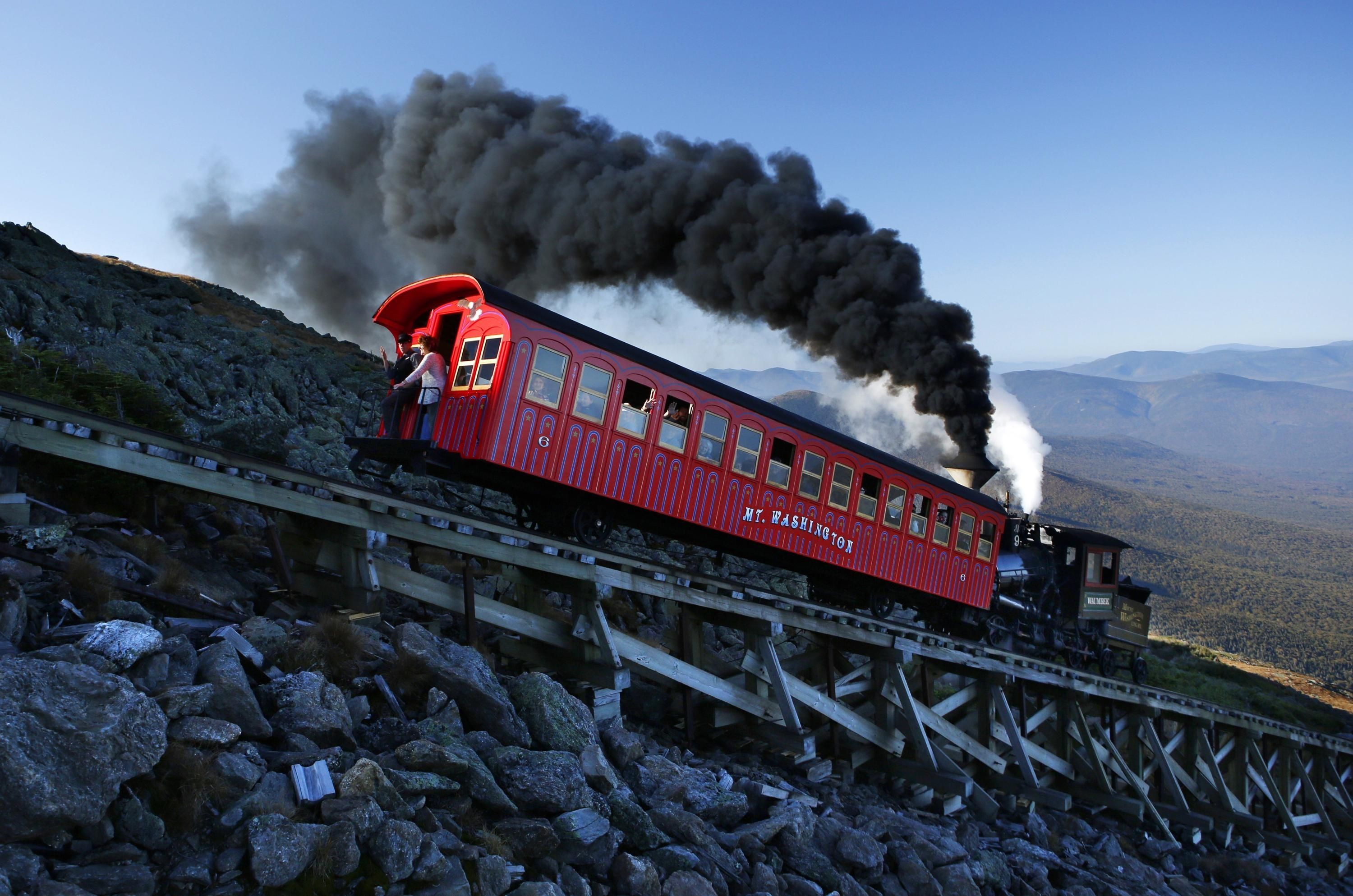 3000x1987 Mount Washington Cog Railway Wallpaper