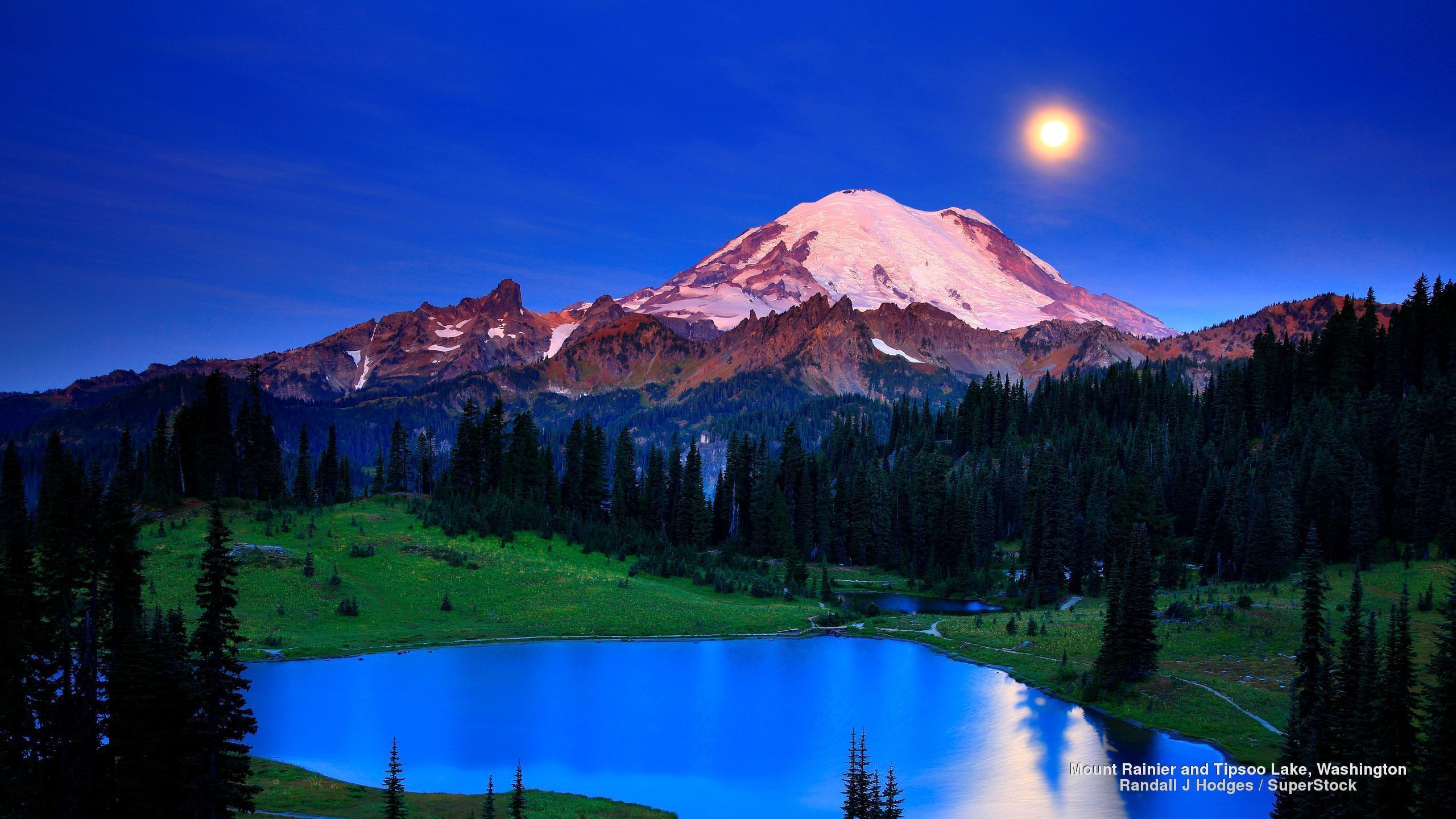 2560x1440 Mount Rainier Washington Wallpaper