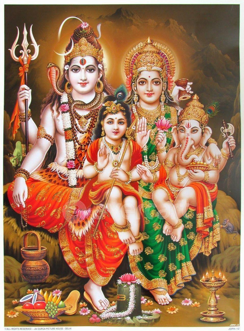 Photos Of Shiva Parvati And Ganesh - carrotapp