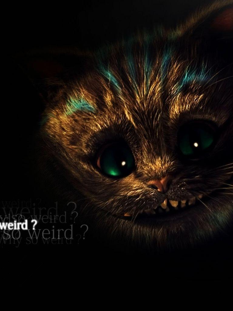 768x1024 Cute Cheshire Cat Alice In Wonderland, HD Wallpaper