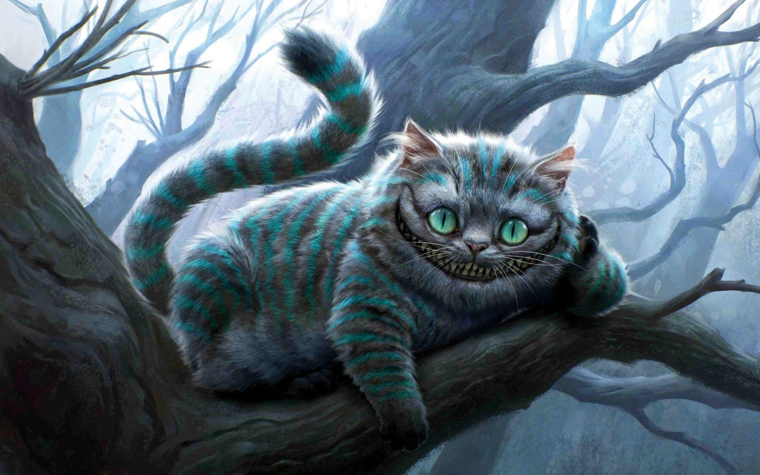 2560x1600 cats, Alice in Wonderland, Cheshire Cat wallpaper