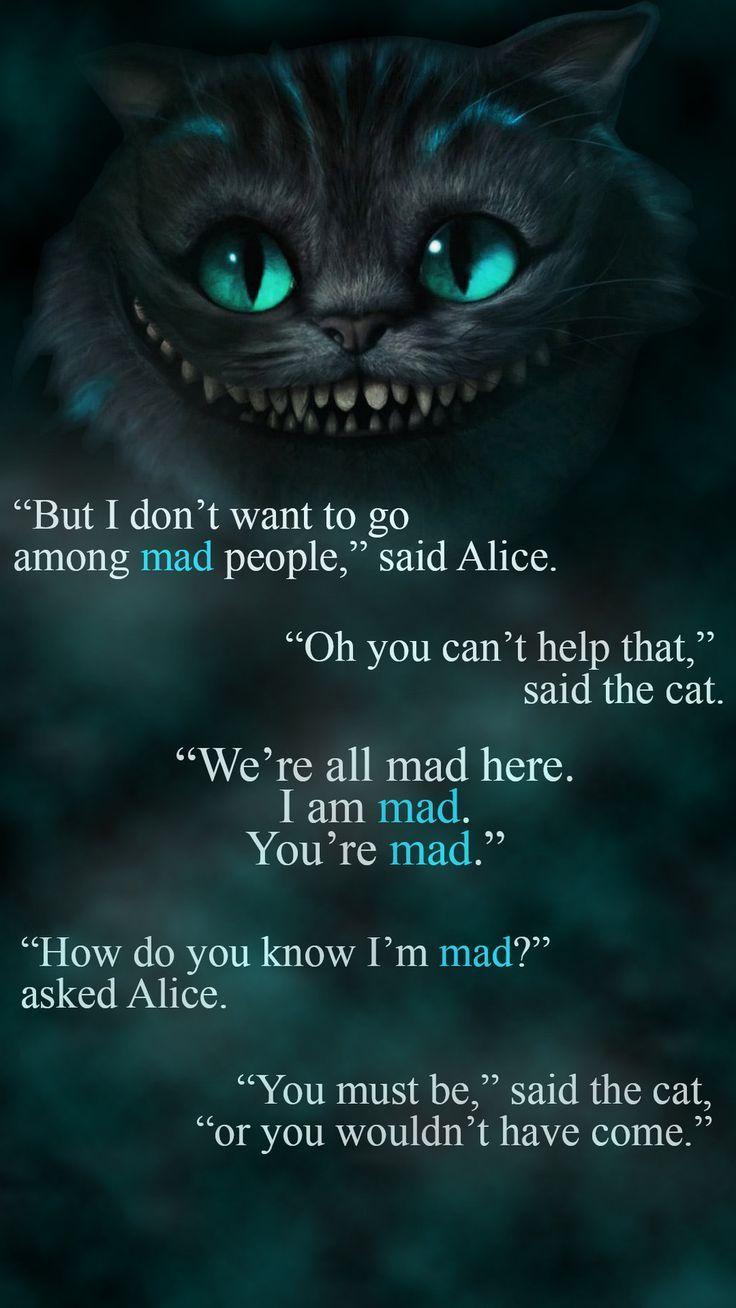 736x1308 Image result for Cheshire Cat Quotes HD Full HD