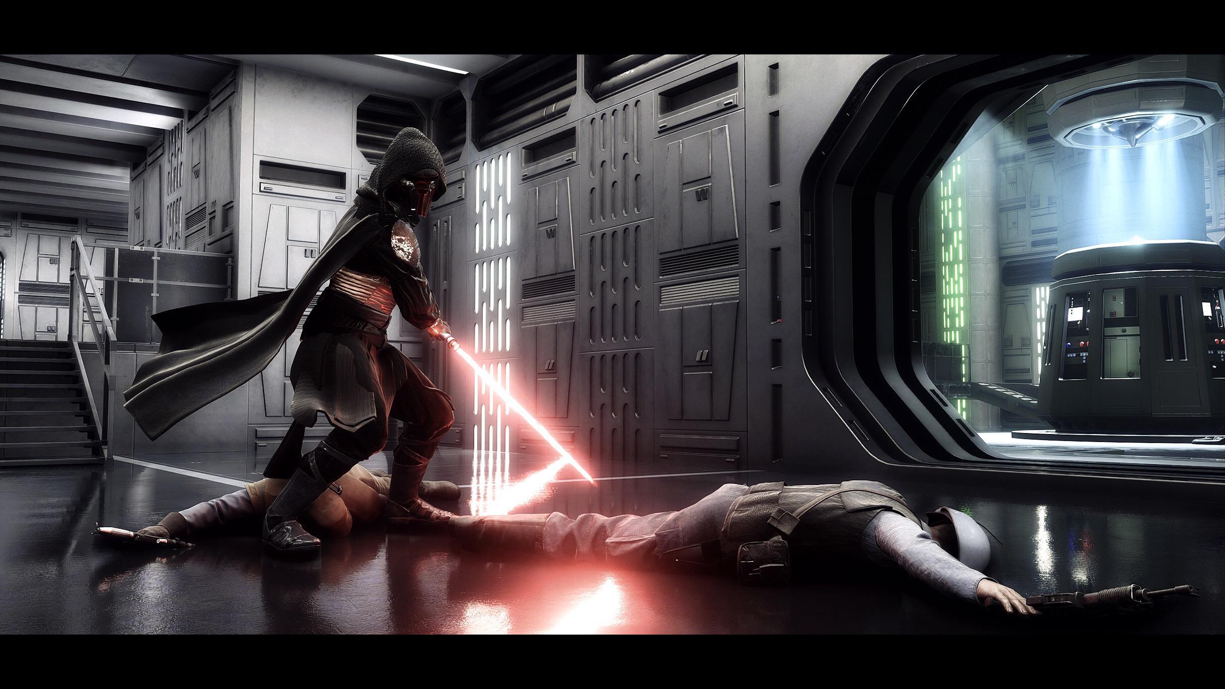 2436x1370 Wallpaper super resolution (Darth Revan)