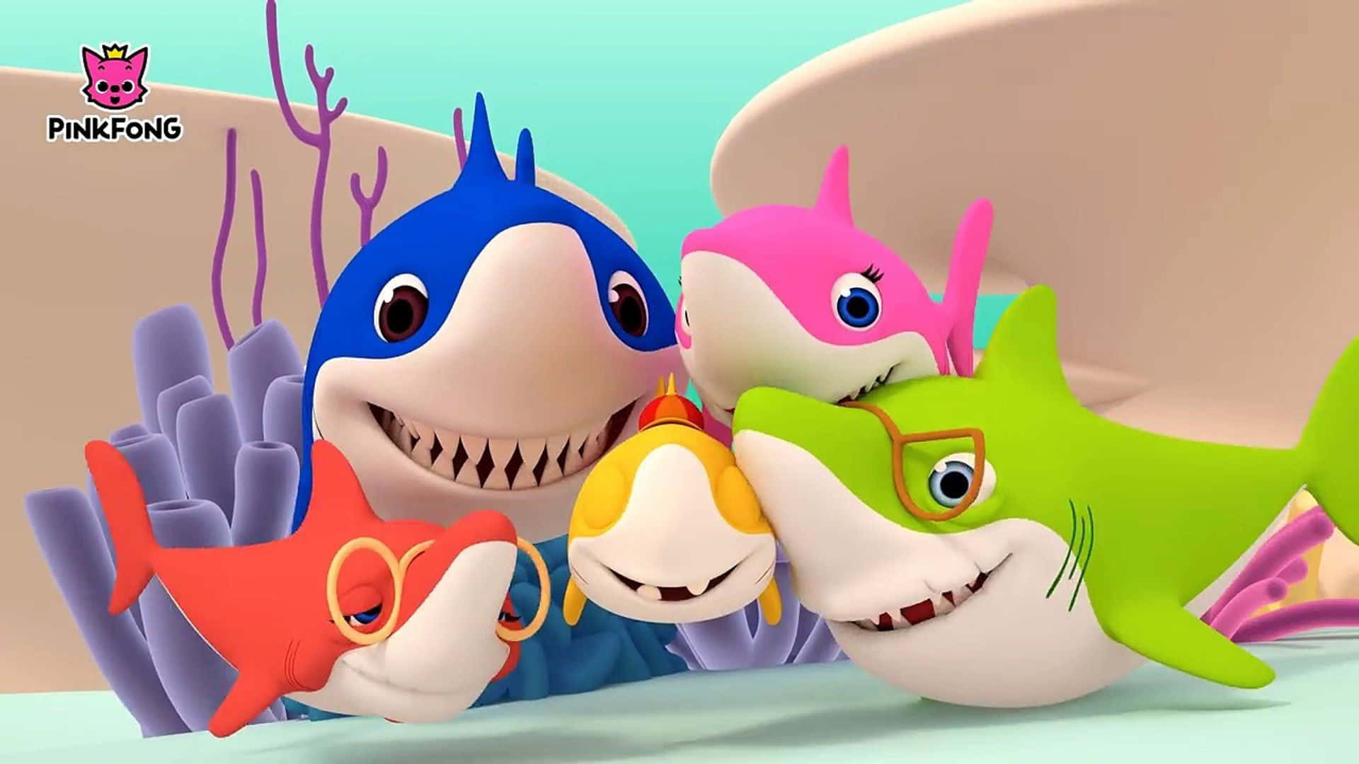 1920x1080 Pinkfong Baby Shark Wallpaper