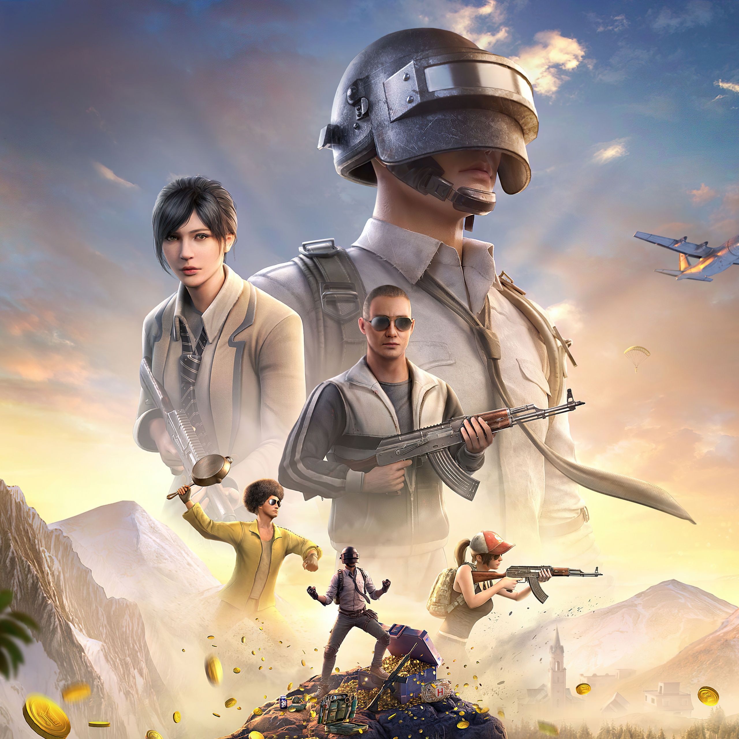 2560x2560 PUBG MOBILE Wallpaper 4K, 5K