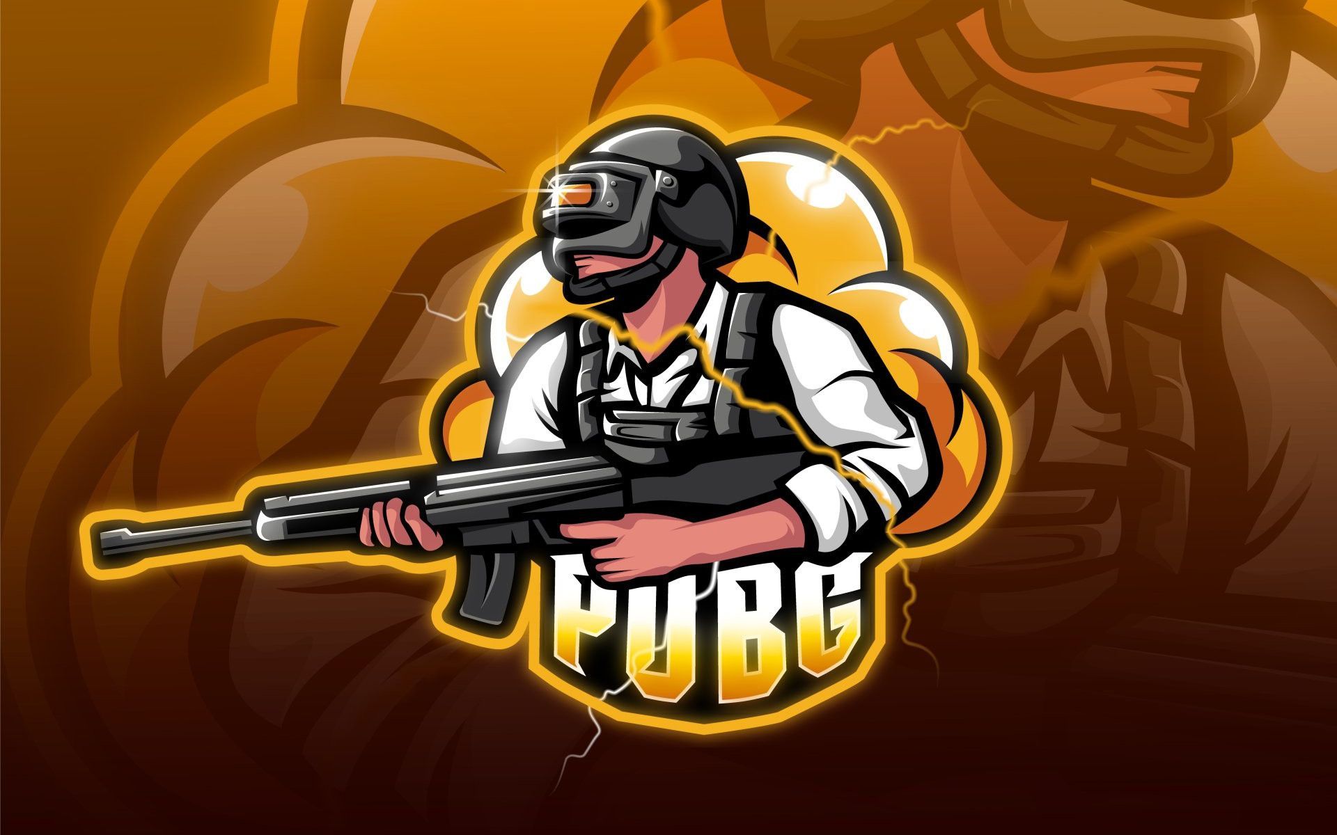 1920x1200 PUBG Vector Logo Player Wallpaper 47345