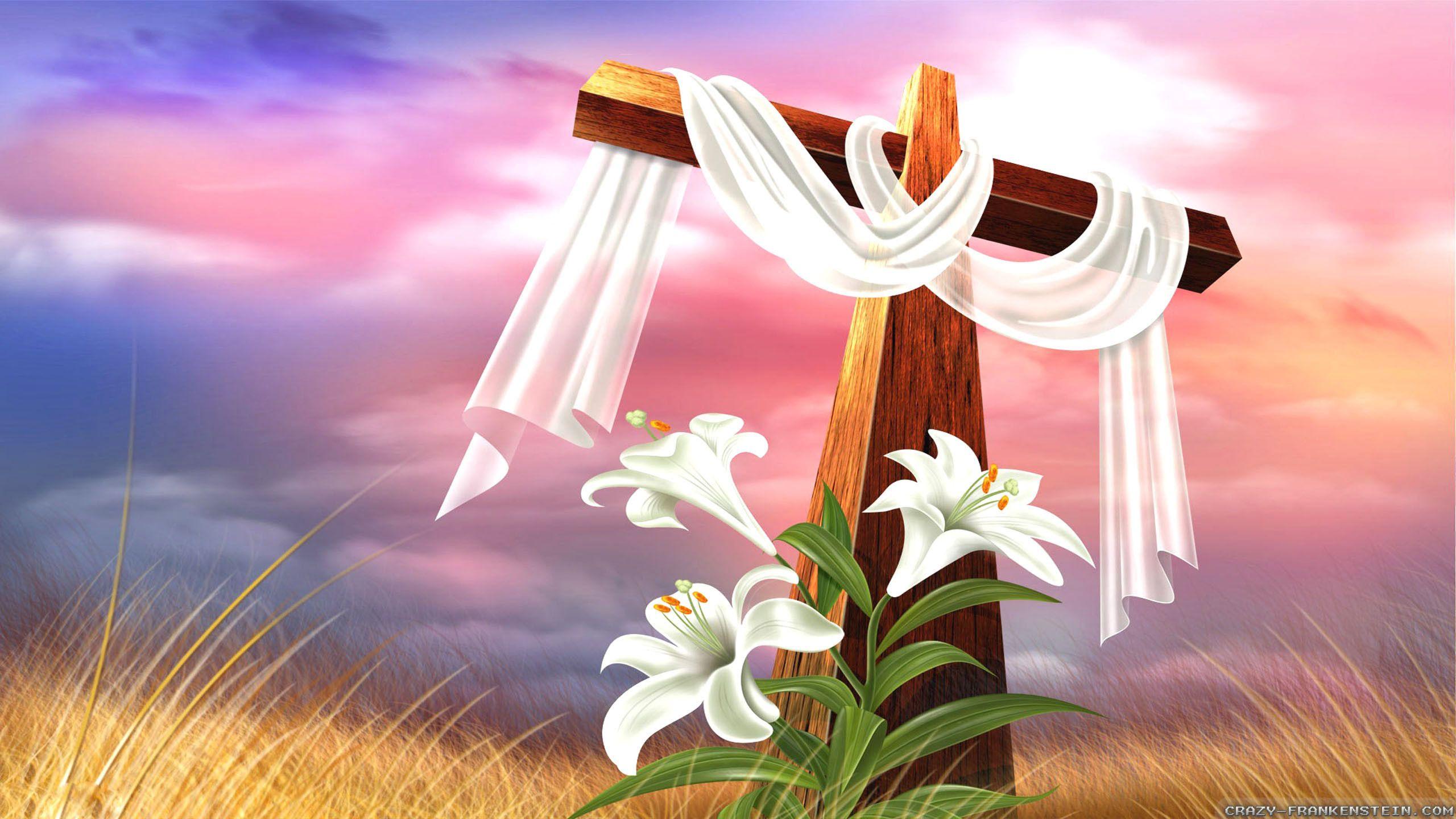 Christian Cross on Abstract Landscape Background with Rays of Glory Religious  Easter Stock Photo  Image of good glory 167686540