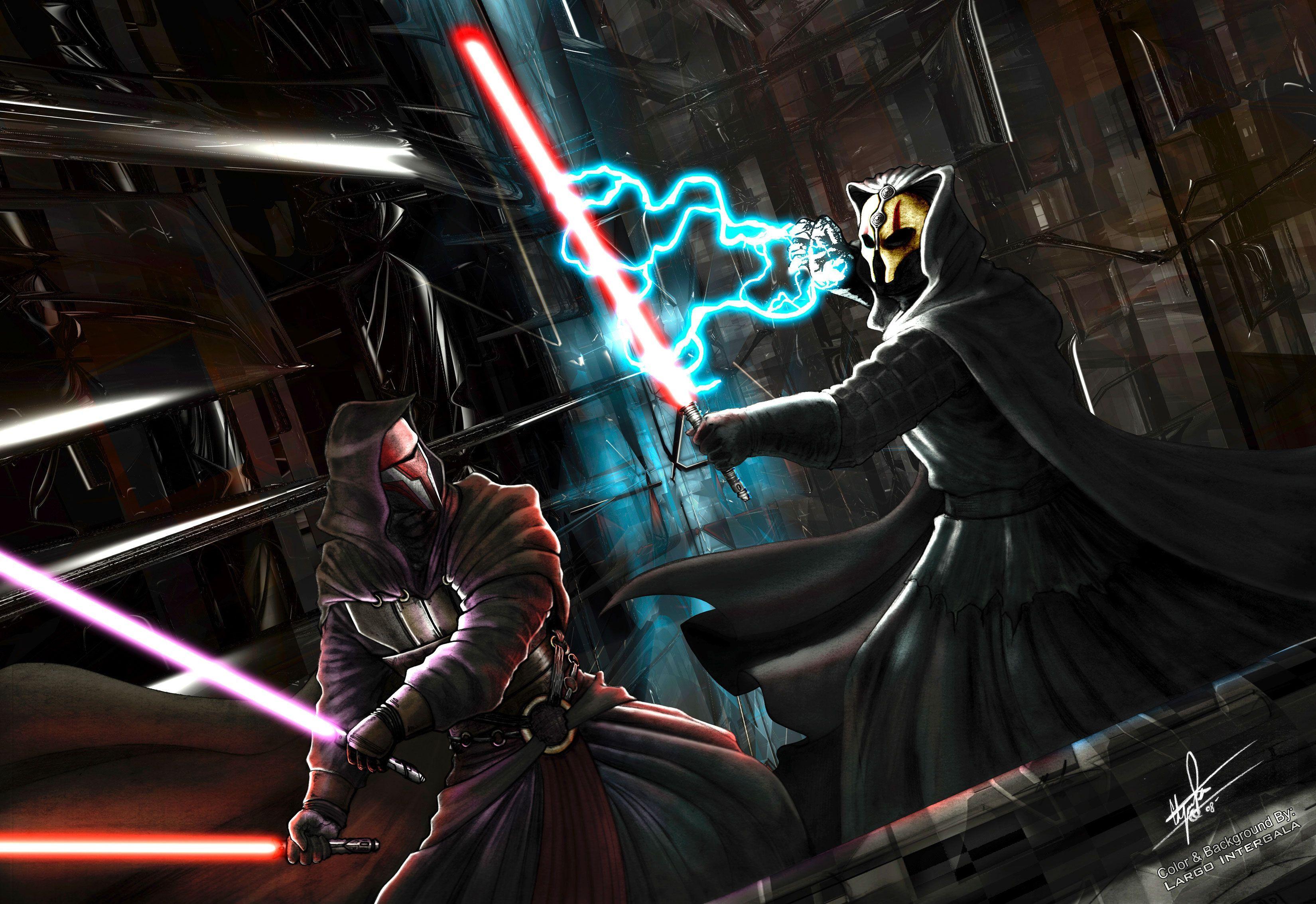 3300x2267 Star Wars Legacy Sith, featuring the deadly duo of Darth