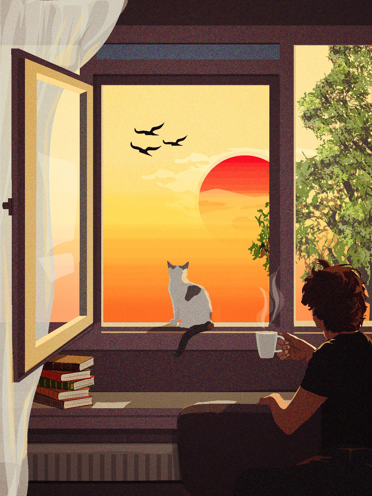 1297x1729 Kafka on the Shore vibes