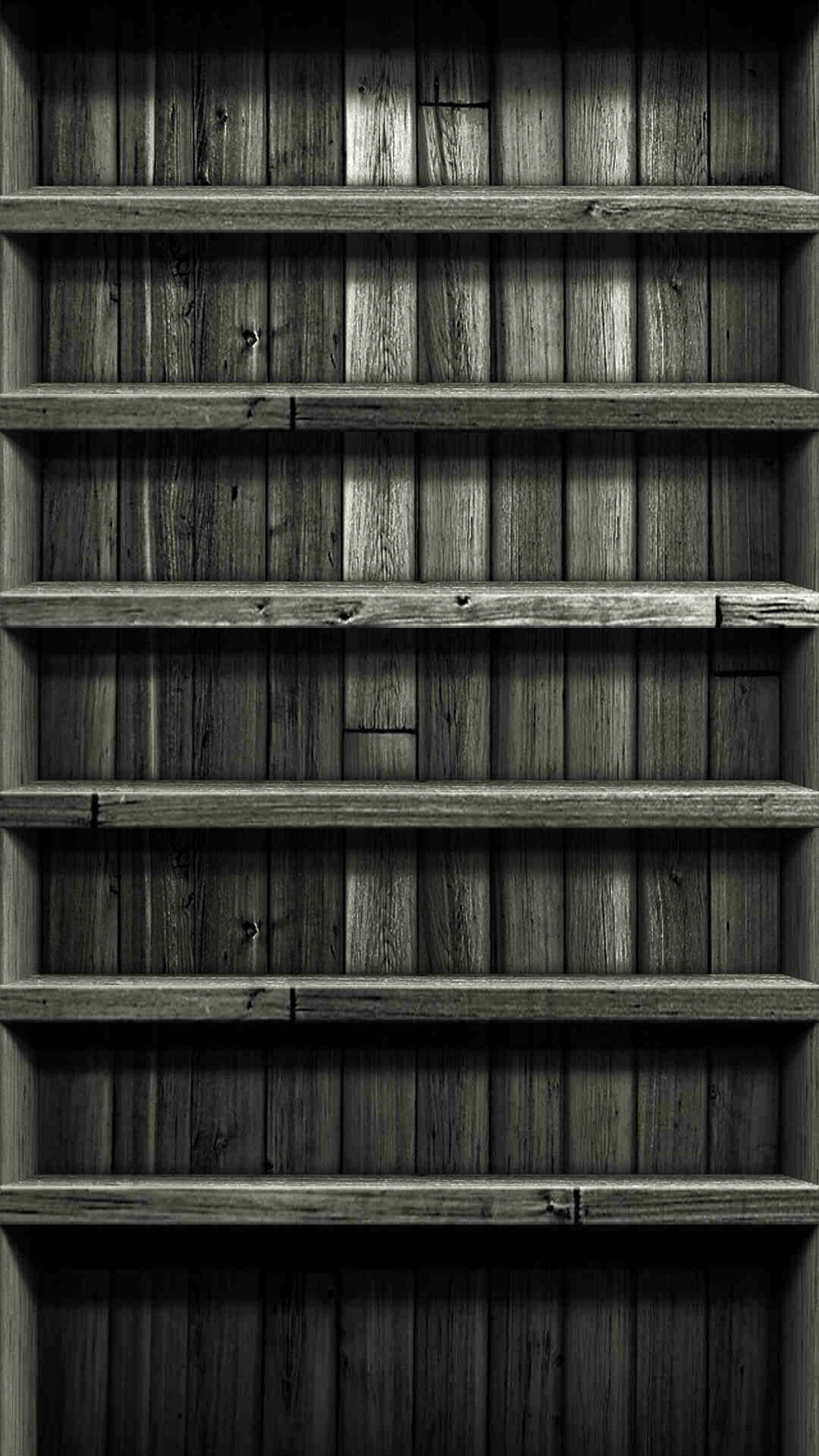 1242x2208 Black Shelves Wallpaper