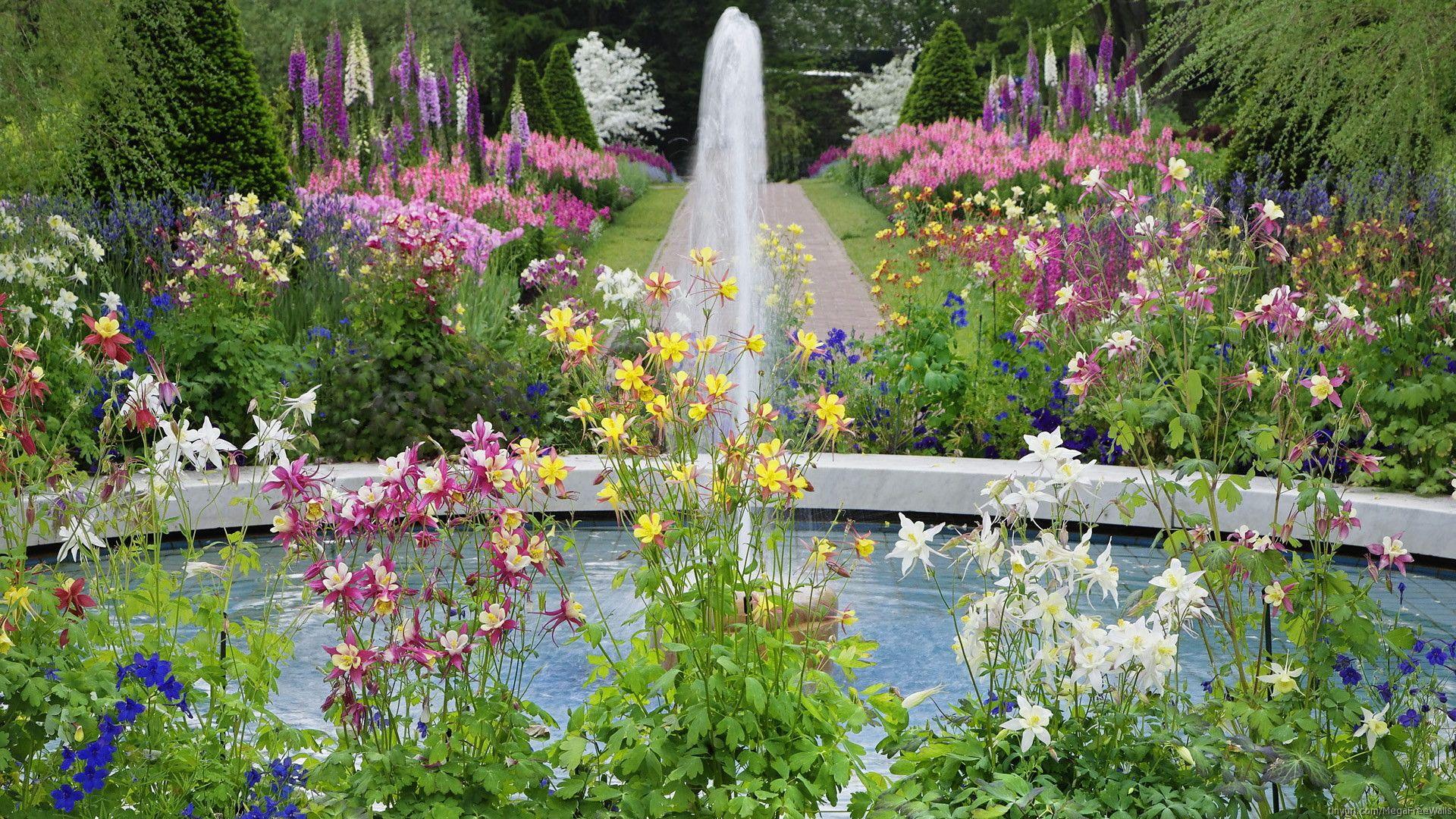 1920x1080 Beautiful Garden Wallpaper