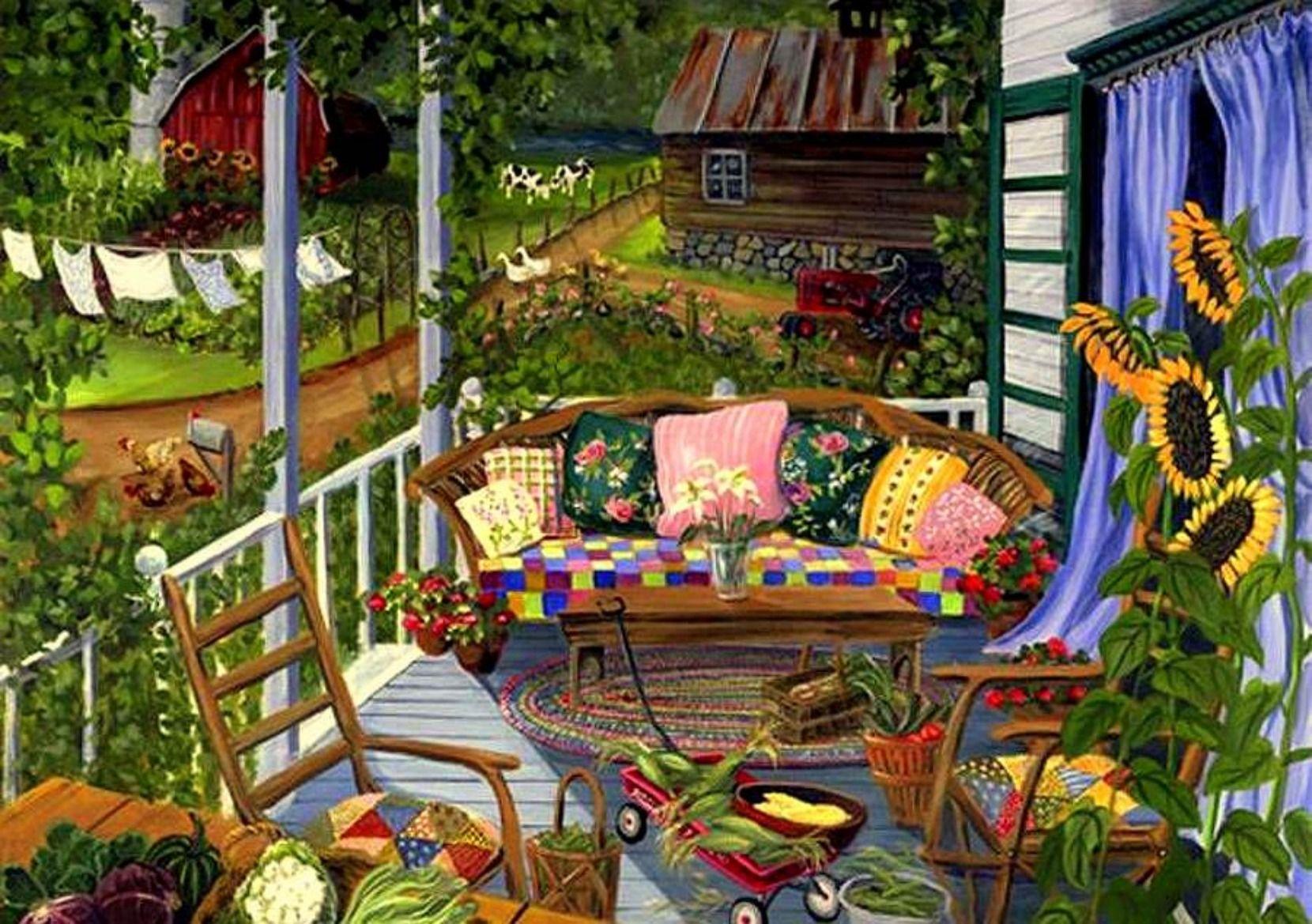 1660x1169 Free download 1393.3 Kb, A: Summer garden