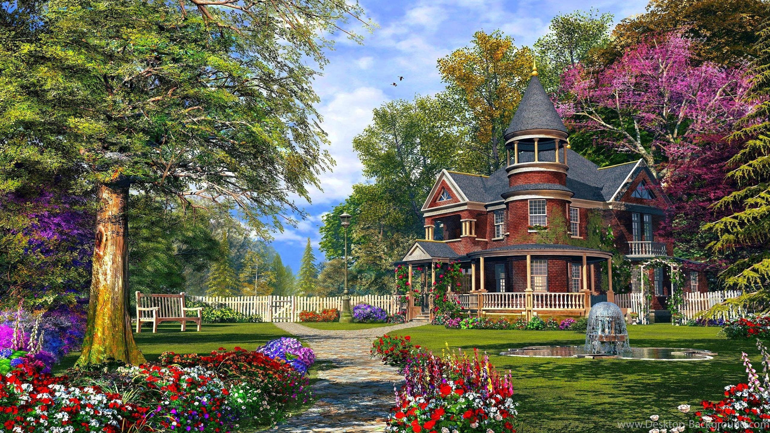 2560x1440 Hình nền máy tính để bàn Vườn mùa hè_hd hình nền_tải xuống miễn phí https://wallpaperaccess.com/full/1574870.jpg