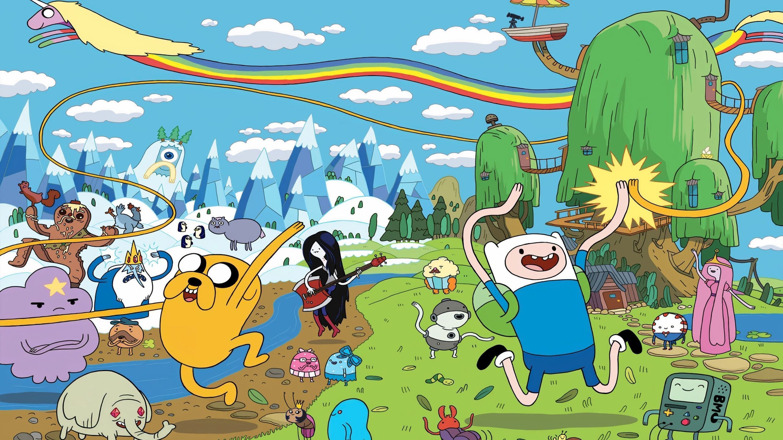 2560x1440 Adventure Time Wallpaper 4K, TV series