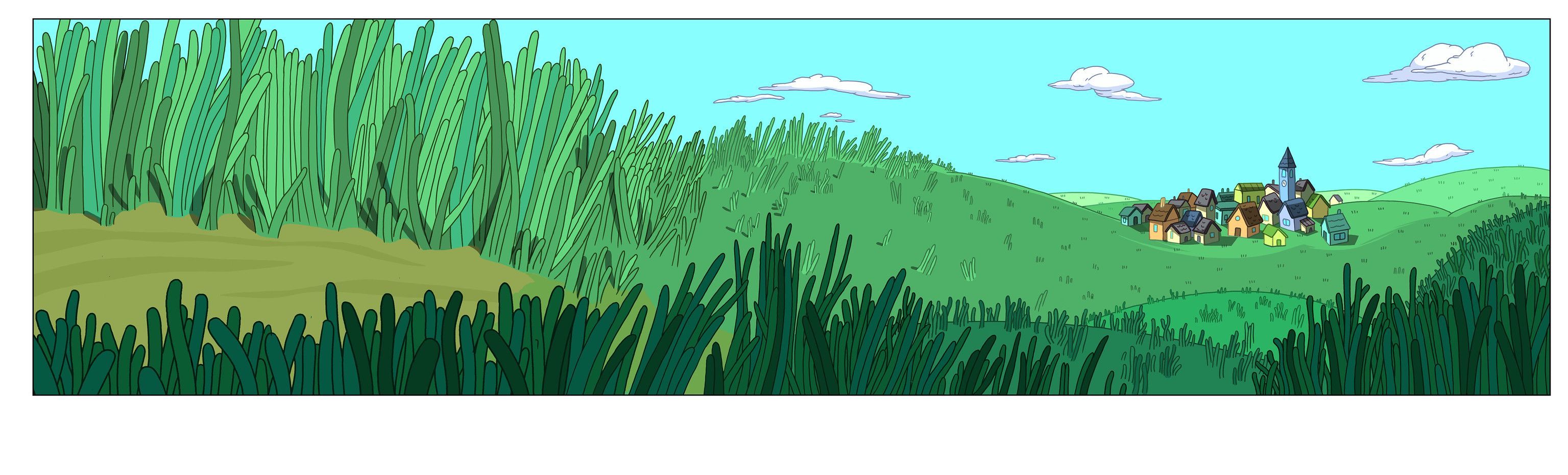 3071x931 From Pendleton Ward's Adventure Time