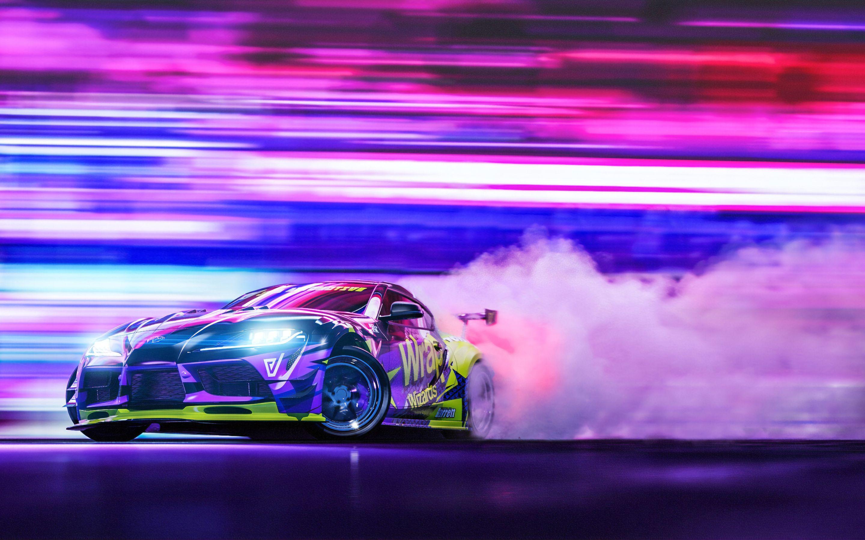 2880x1800 Toyota Supra Drifting Macbook Pro Retina HD 4k