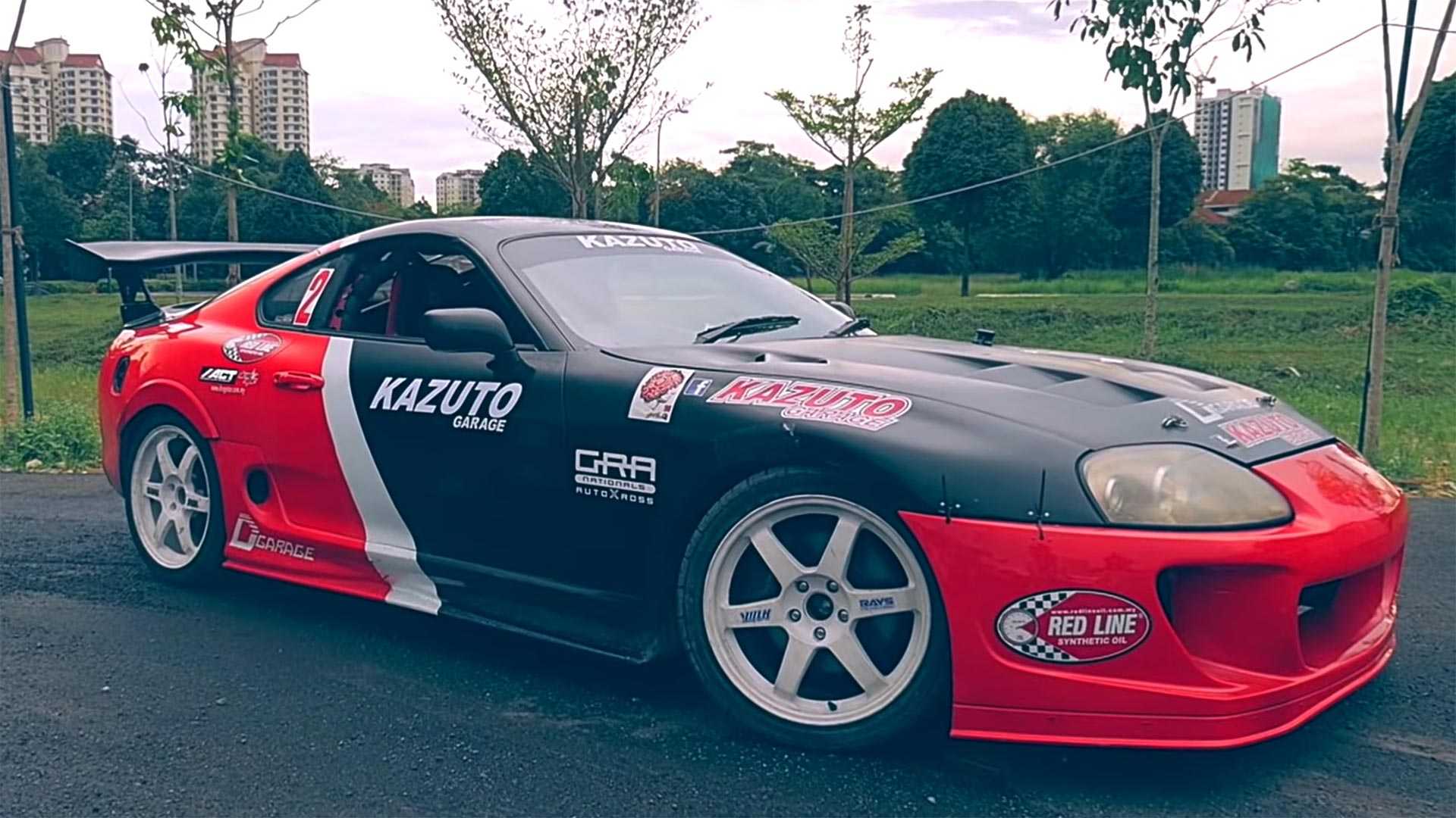 Toyota supra street drift