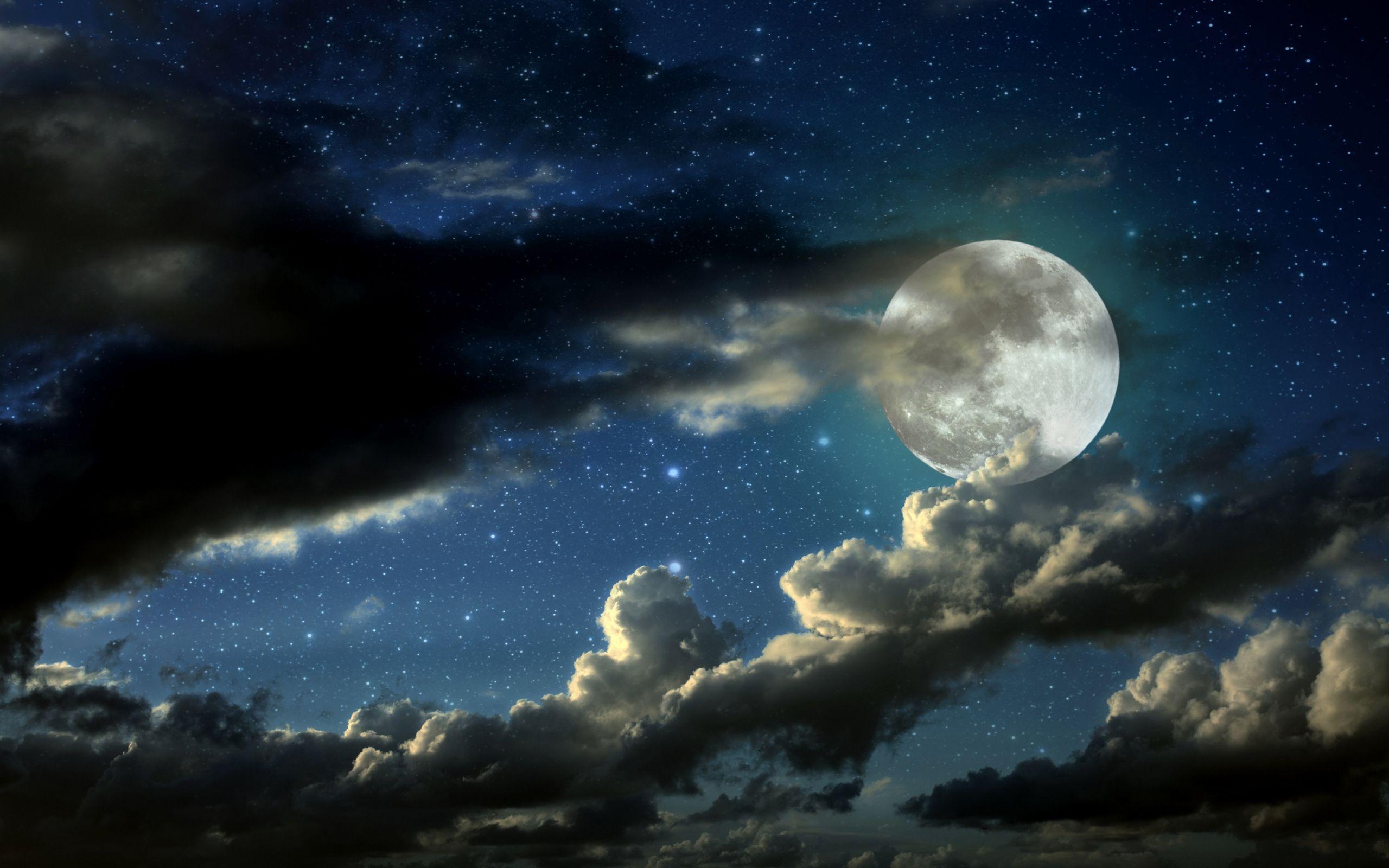 2560x1600 Night Sky Wallpaper HD