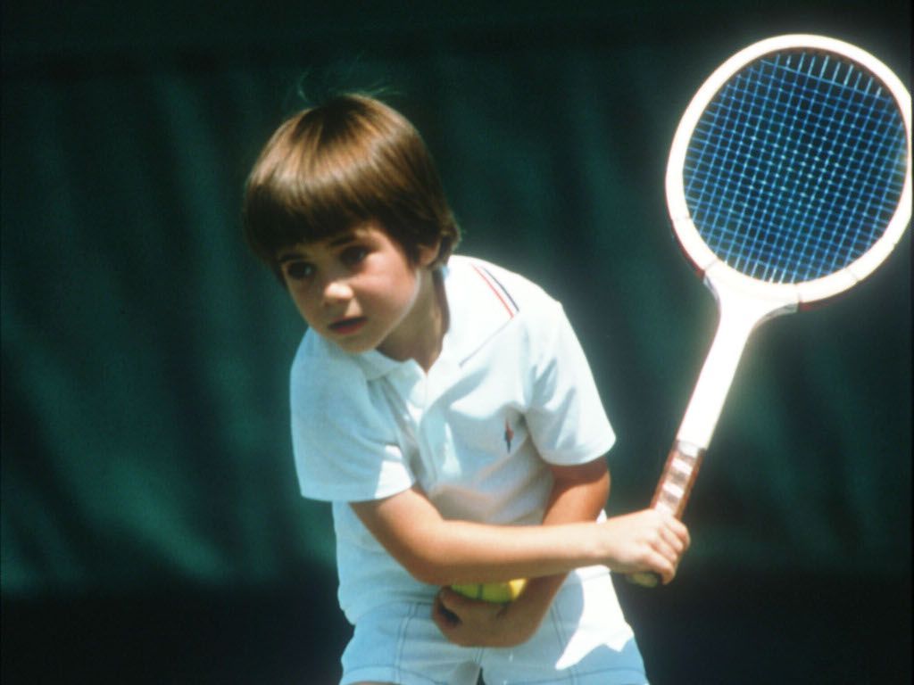 1024x768 style icon Andre Agassi