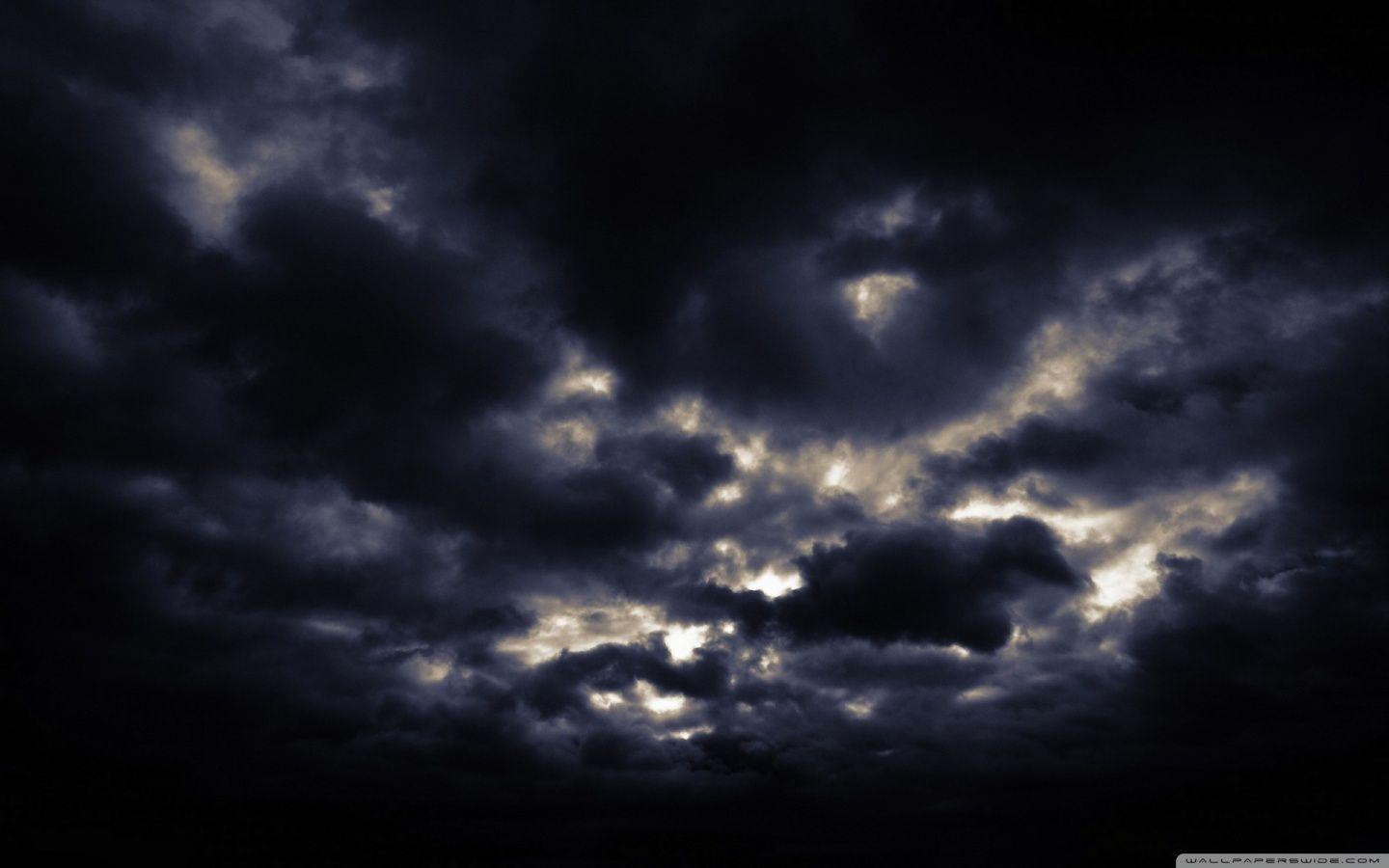 1440x900 Dark Clouds Wallpaper