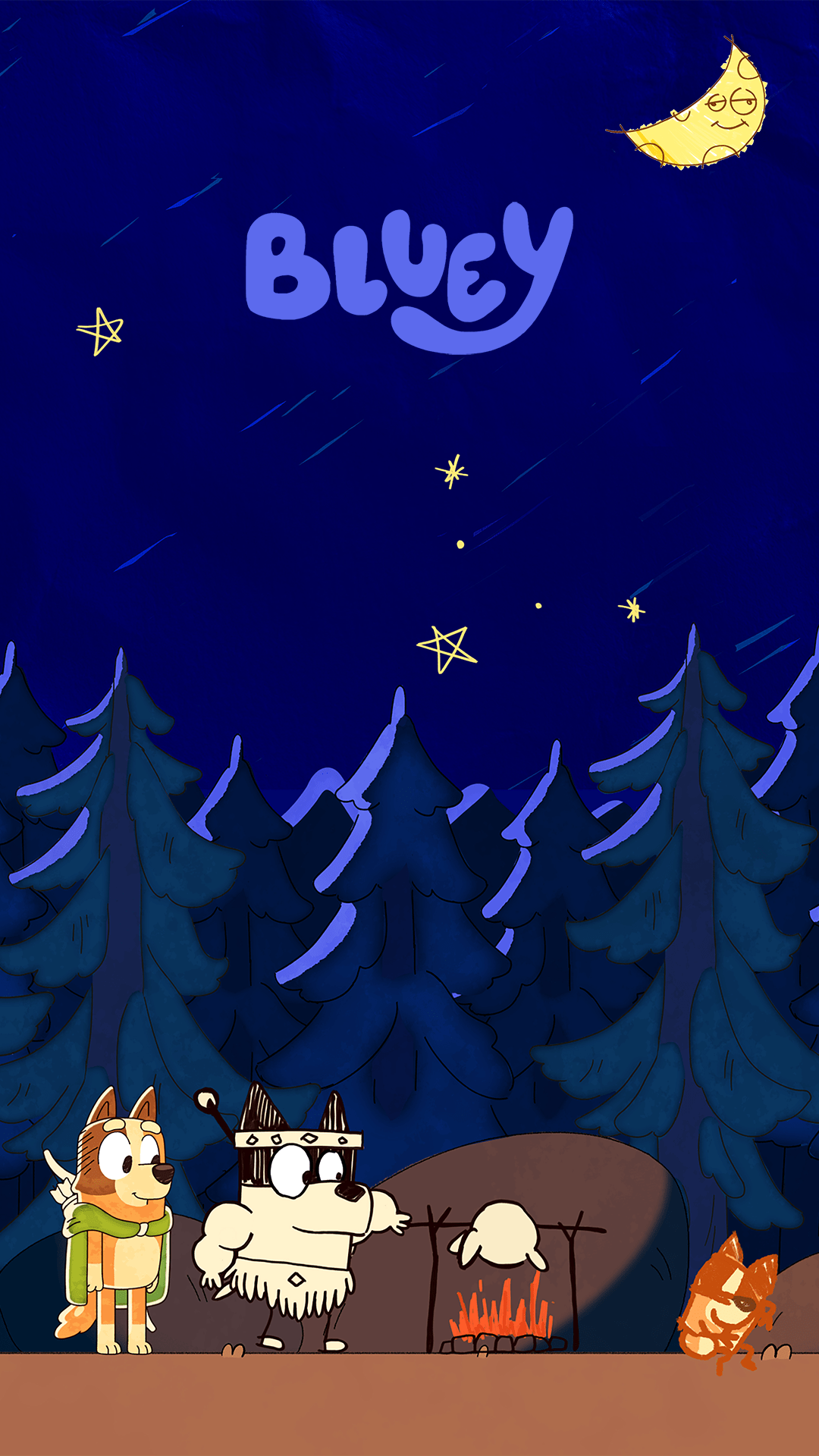 1080x1920 撫今思昔，感慨萬千 : Bluey phone wallpaper