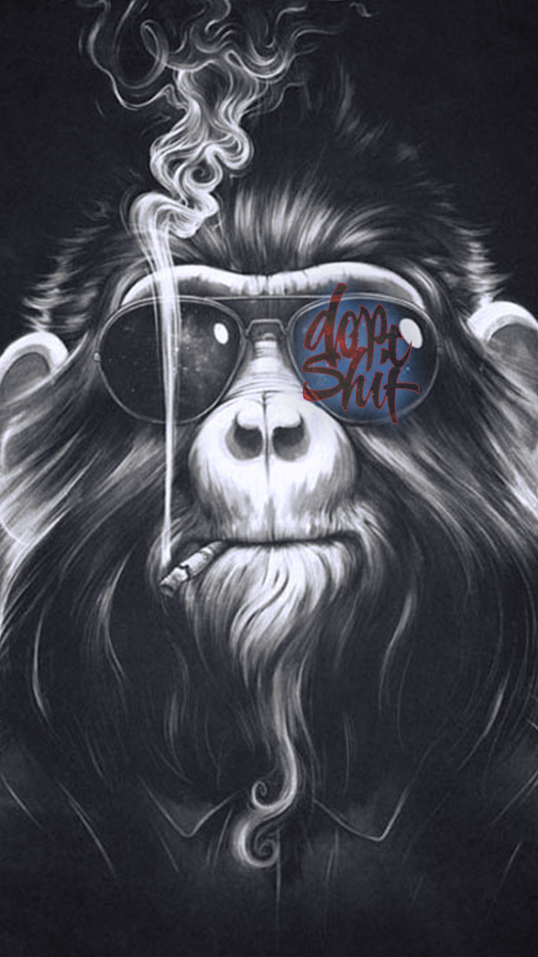 1080x1920 Drip Monkey Wallpaper