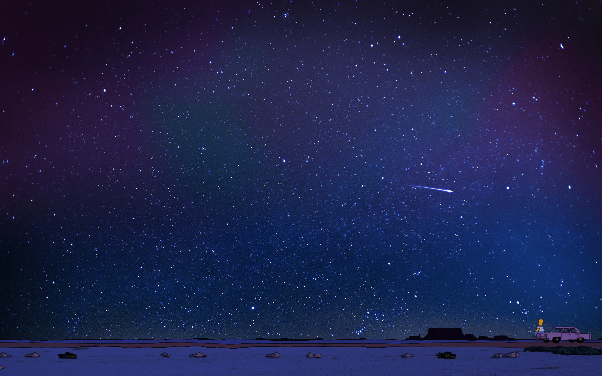 1920x1200 desert stars wallpaper