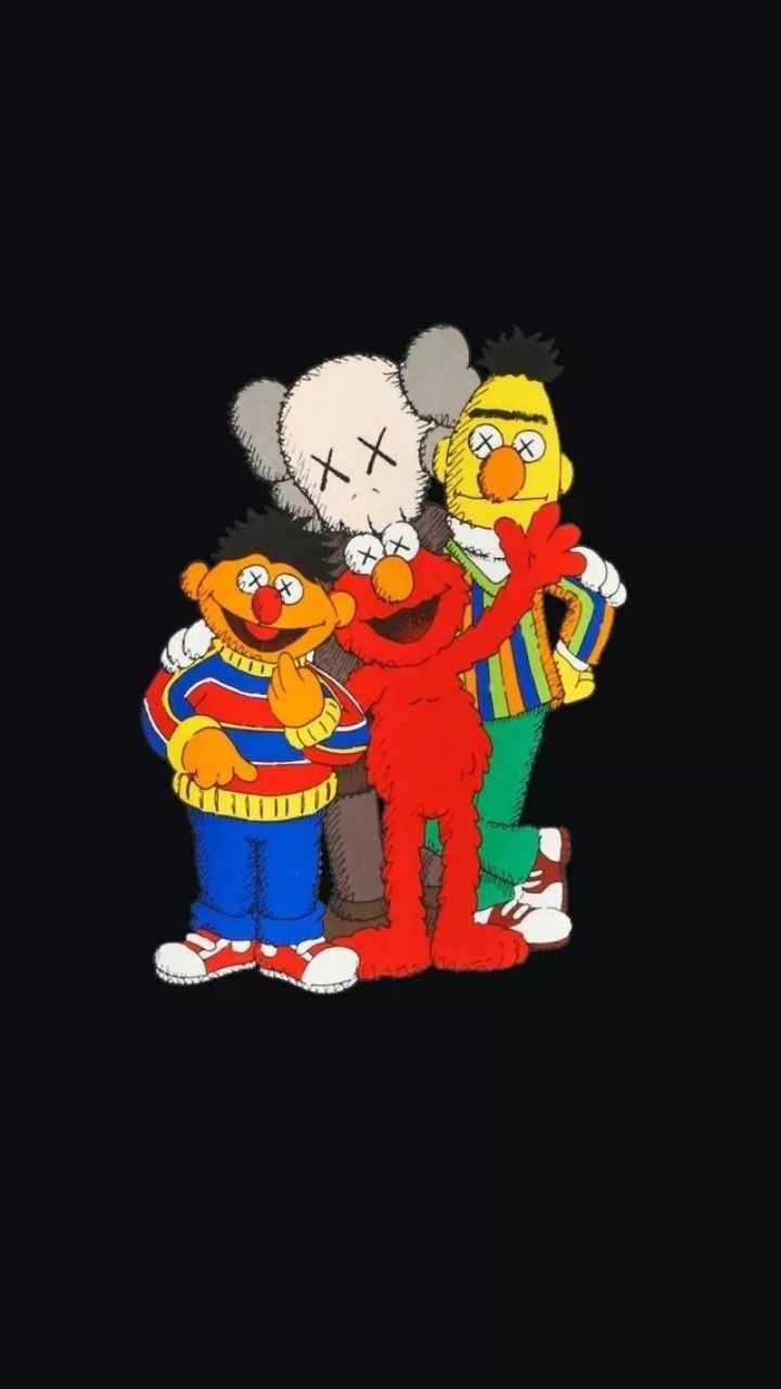 720x1280 4K Kaws Wallpaper