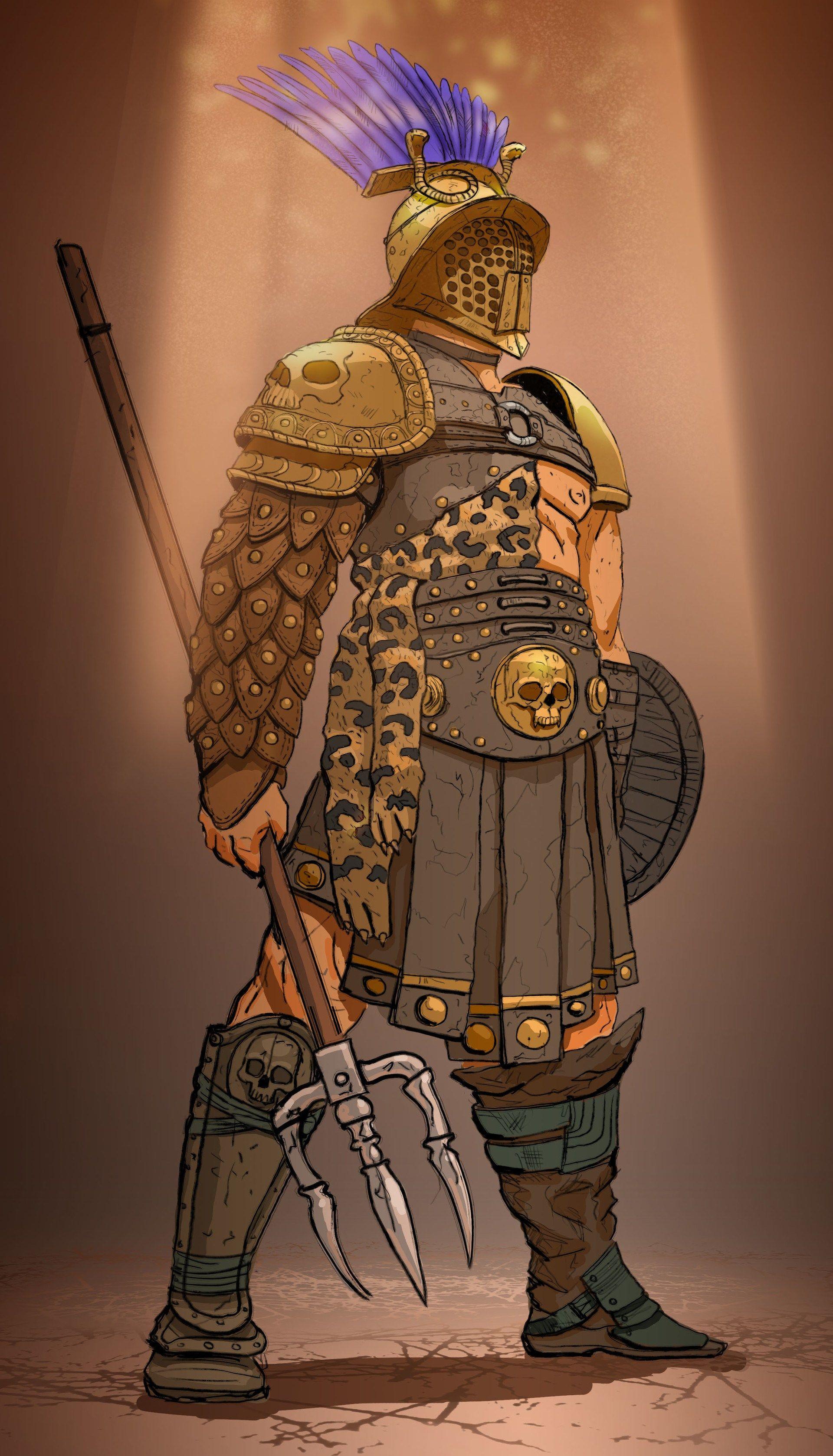 1920x3357 Female Gladiator Fan Art For Honor