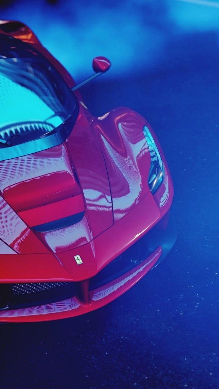 Hình nền 736x1308 Xe thể thao, màu đỏ, Ferrari LaFerrari