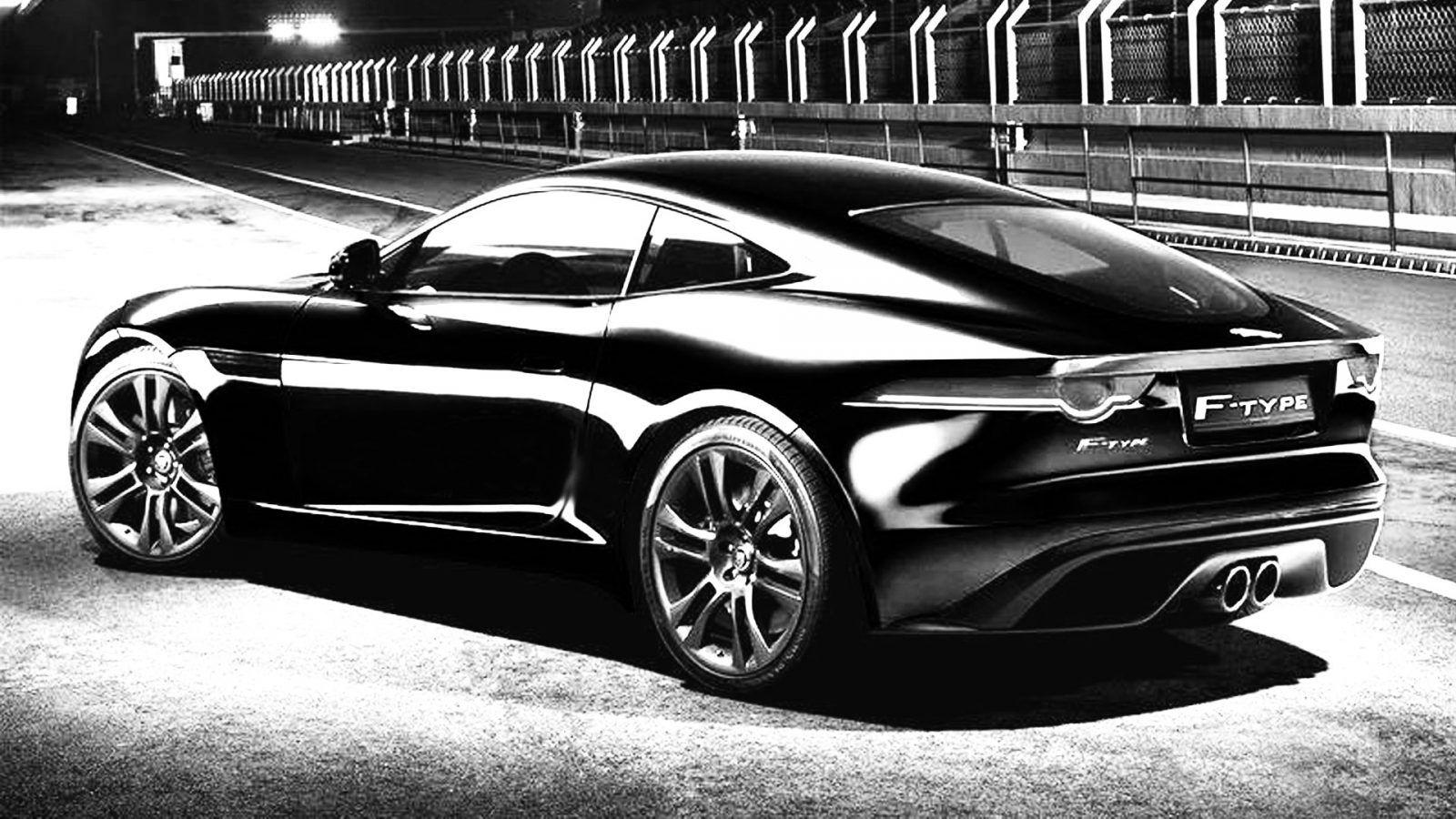 1600x900 Black Jaguar Car Wallpaper
