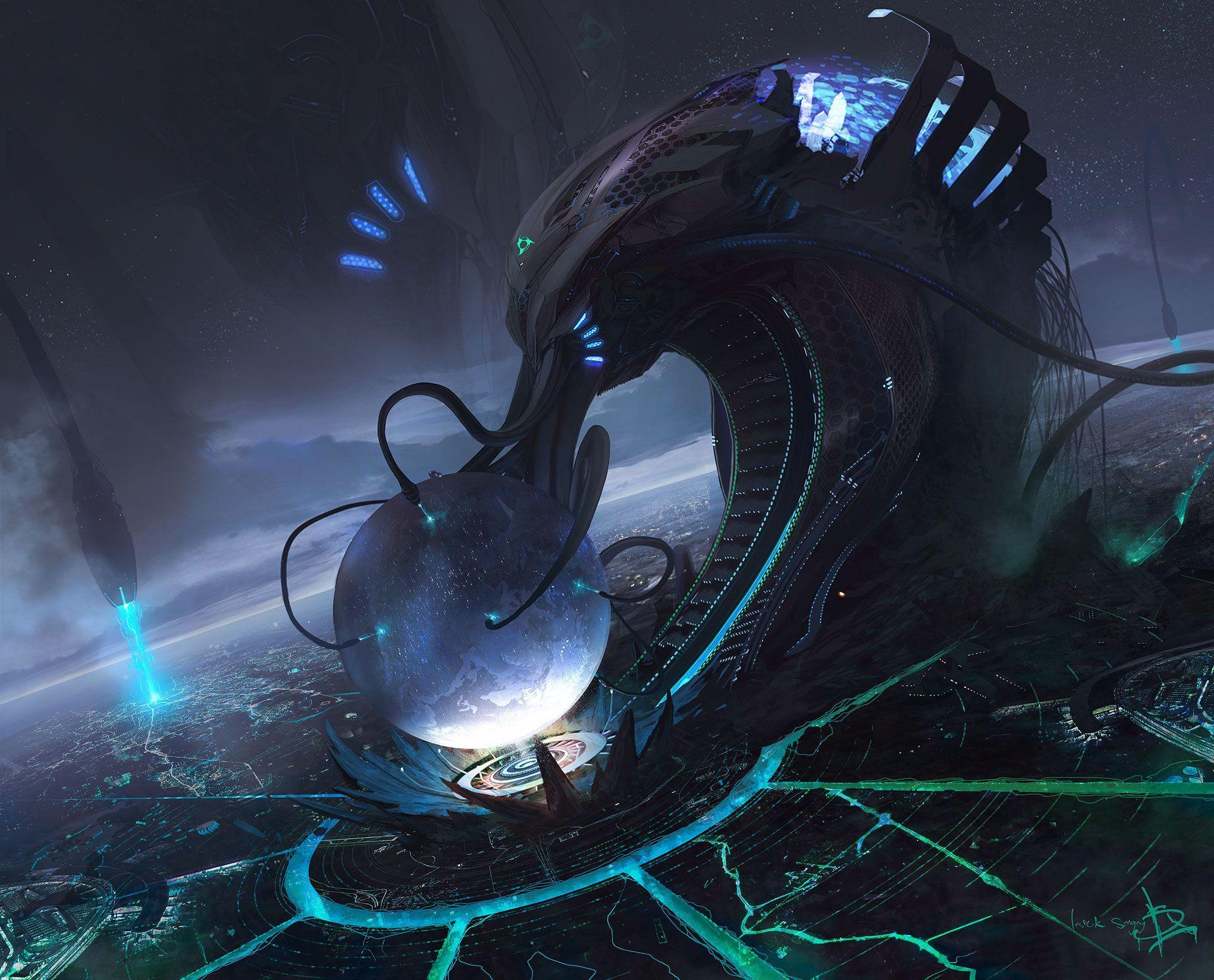 1920x1550 Sci Fi Art PC Wallpaper