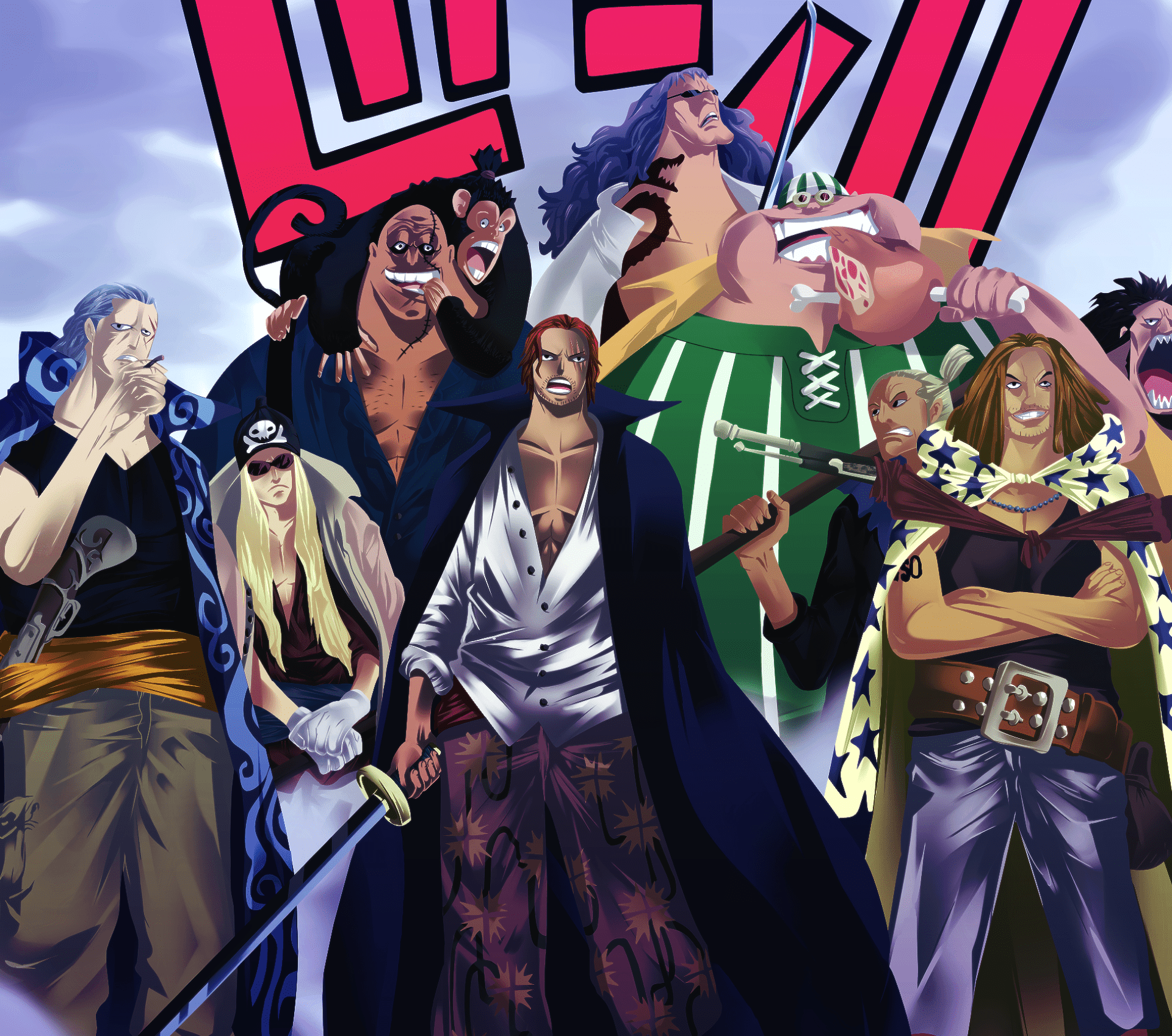 Akagami Shanks One Piece Wallpaper HD 4k