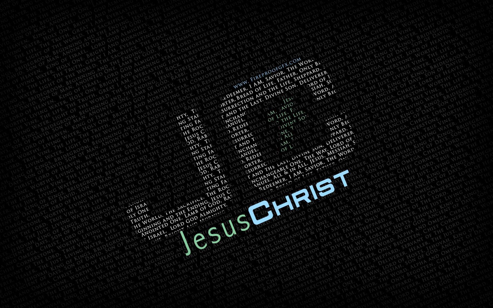 1680x1050 Names Of Jesus Wallpaper