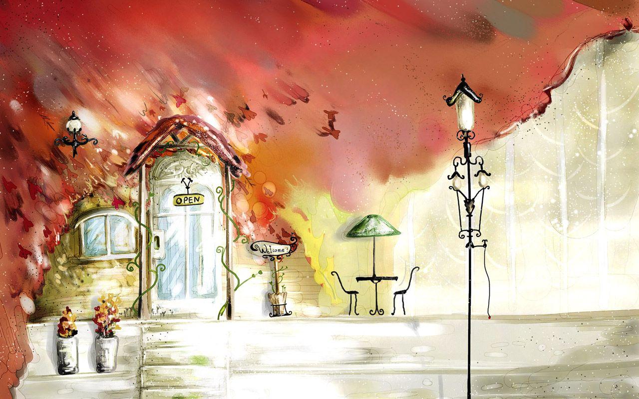 1280x800 Autumn Fairyland Wallpaper for Laptop Computers & Notebook