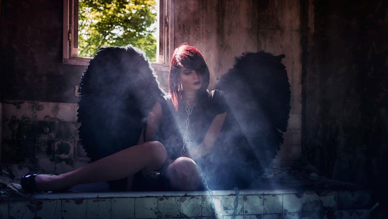 1360x768 Gothic Angel Laptop HD HD 4k Wallpaper, Image