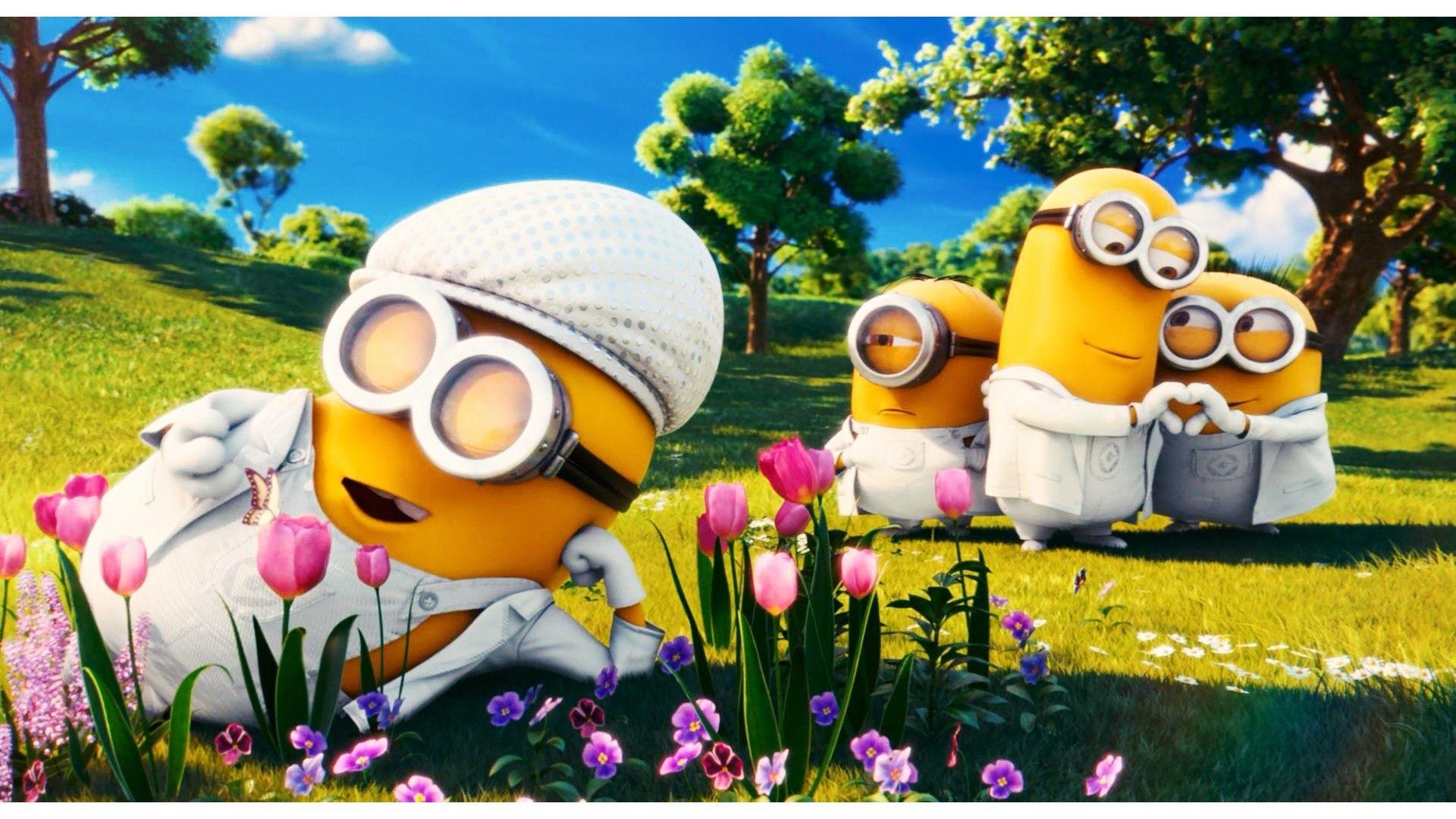 1920x1080 Minions Easter Wallpaper