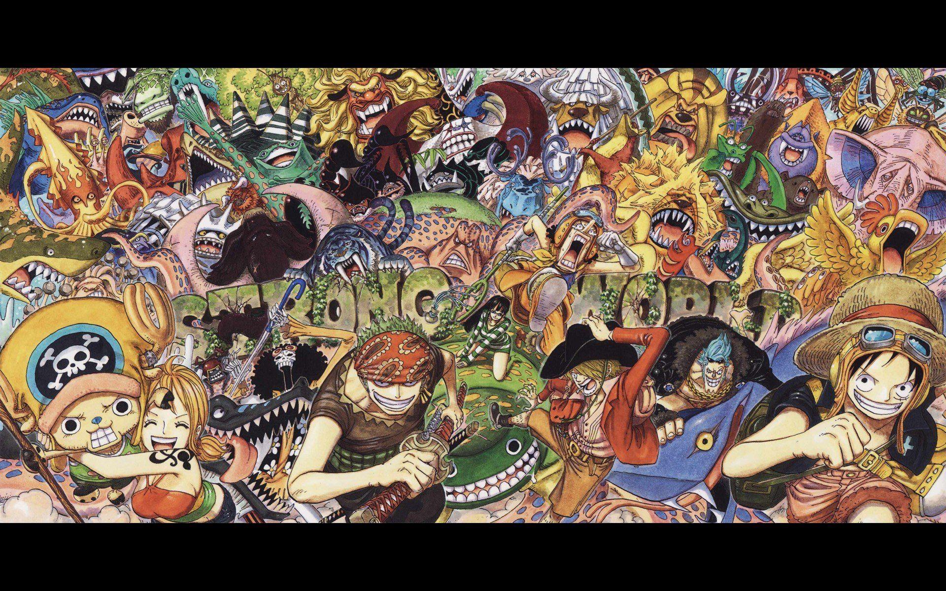 1920x1200 One Piece, Monkey D. Luffy, Sanji, Roronoa Zoro, Usopp