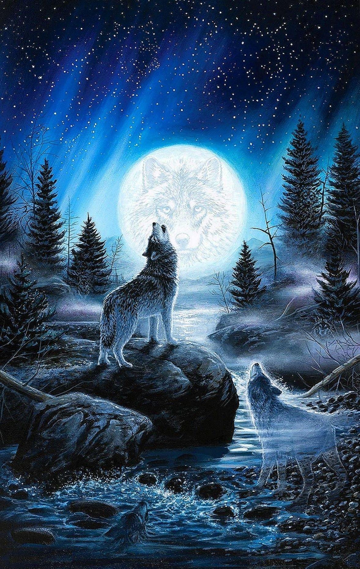 Sói Hú Lên Mặt Trăng Hình minh họa Sẵn có  Tải xuống Hình ảnh Ngay bây giờ   Chó sói Rú lên Mặt trăng  Bầu trời  iStock
