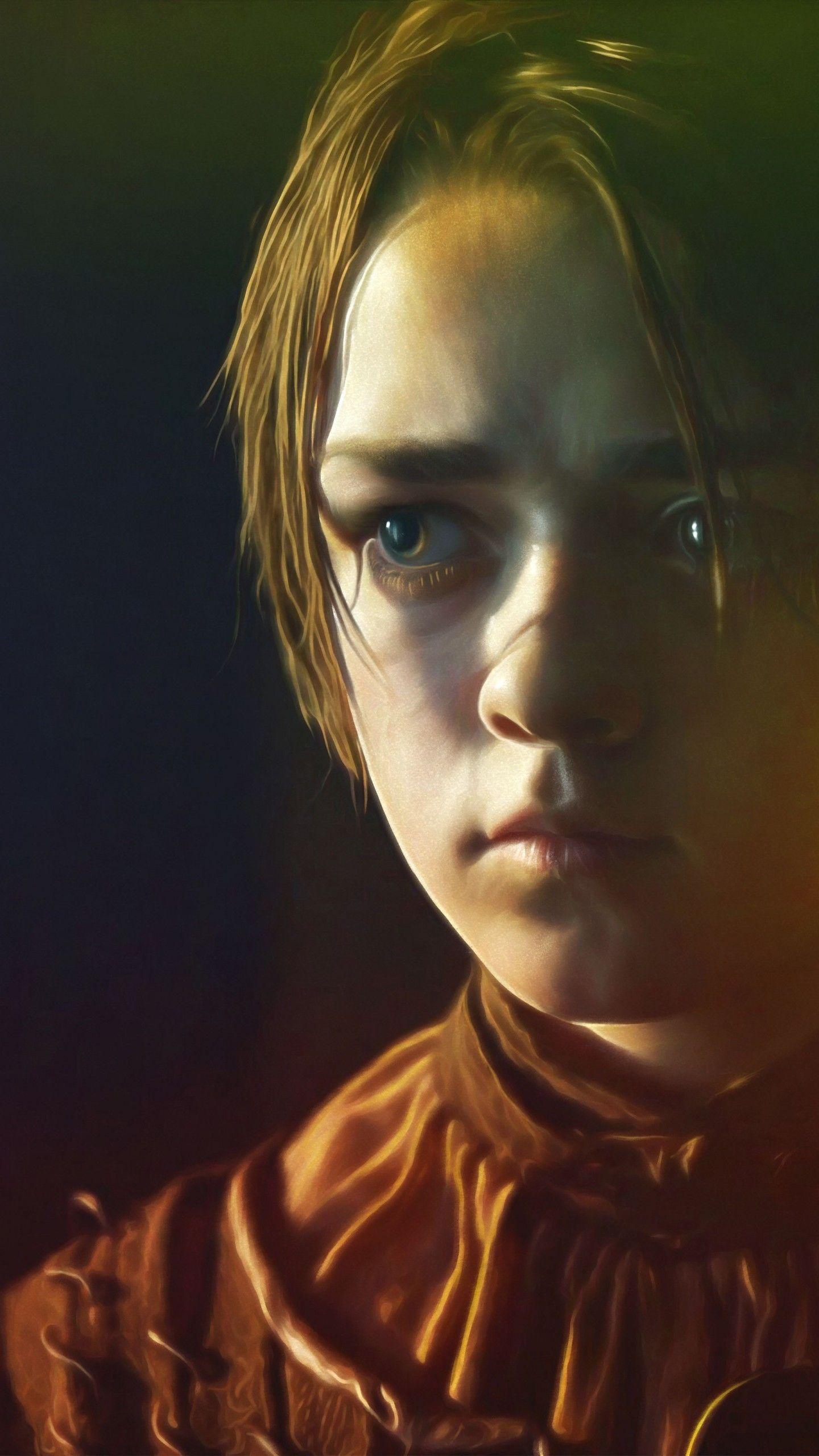 1440x2560 Wallpaper Arya Stark, Maisie Williams, Game of Thrones, HD, 4K, TV Series,. Wallpaper for iPhone, Android, Mobile and Desktop